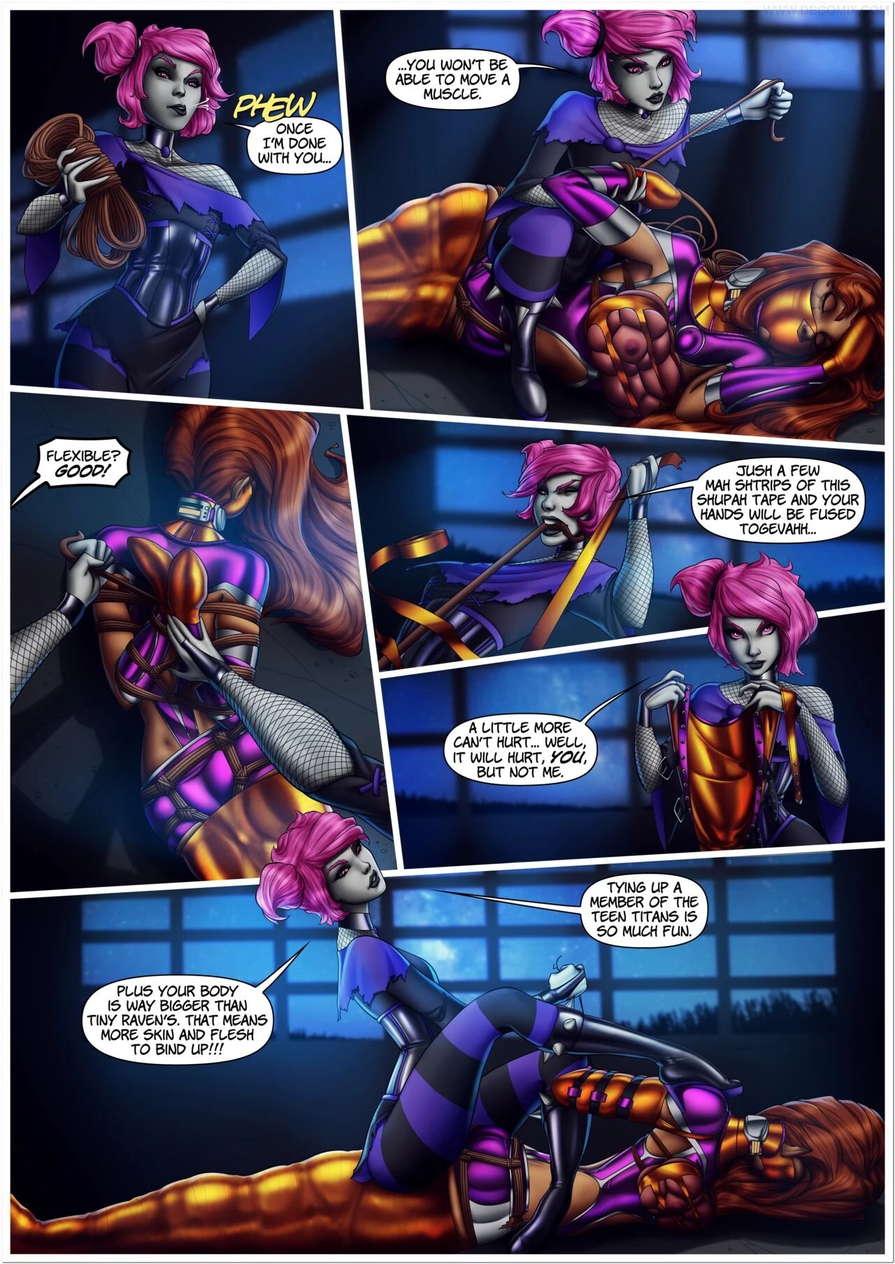 Teen Titans Starfire porn comic picture 22