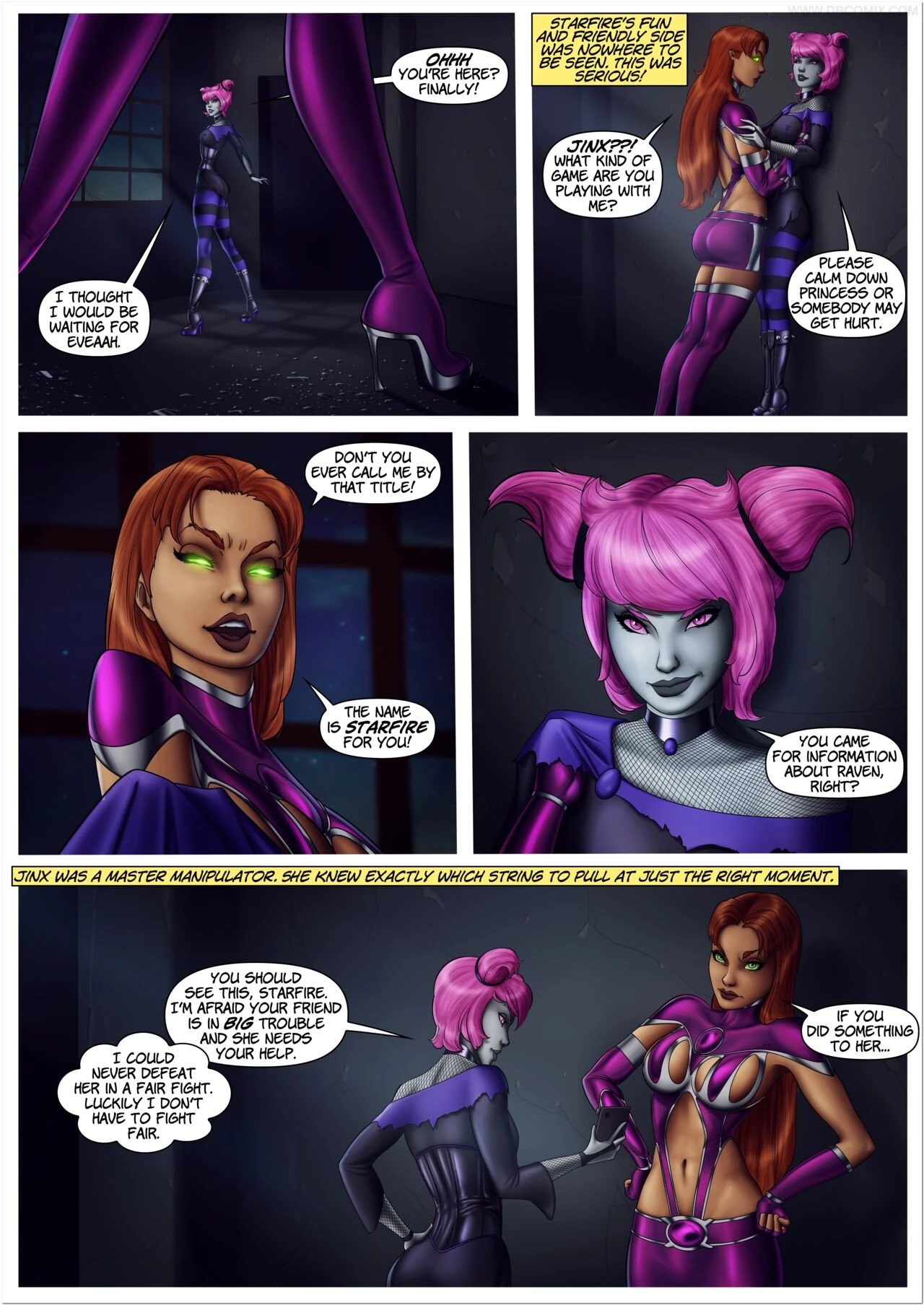 Teen Titans Starfire porn comic picture 3
