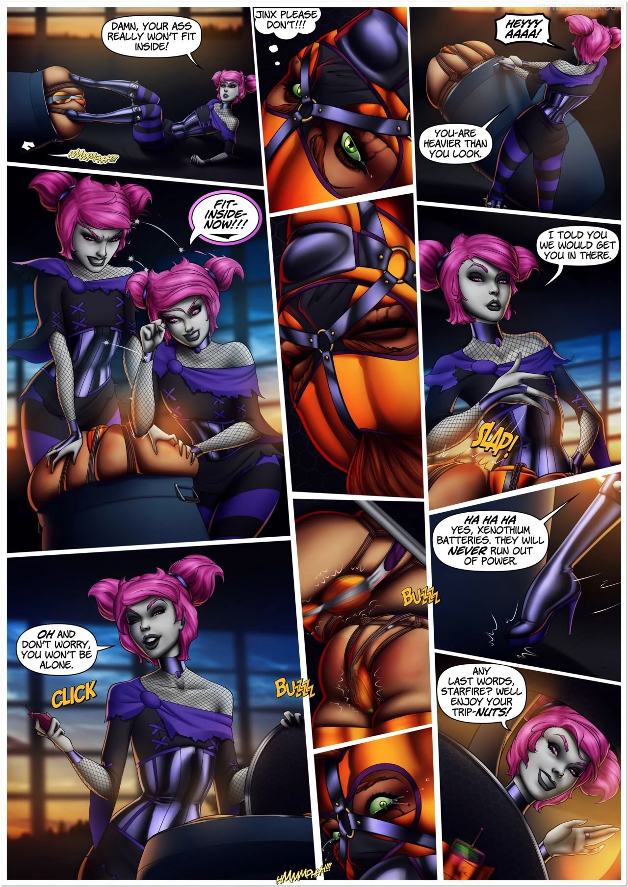 Teen Titans Starfire porn comic picture 34