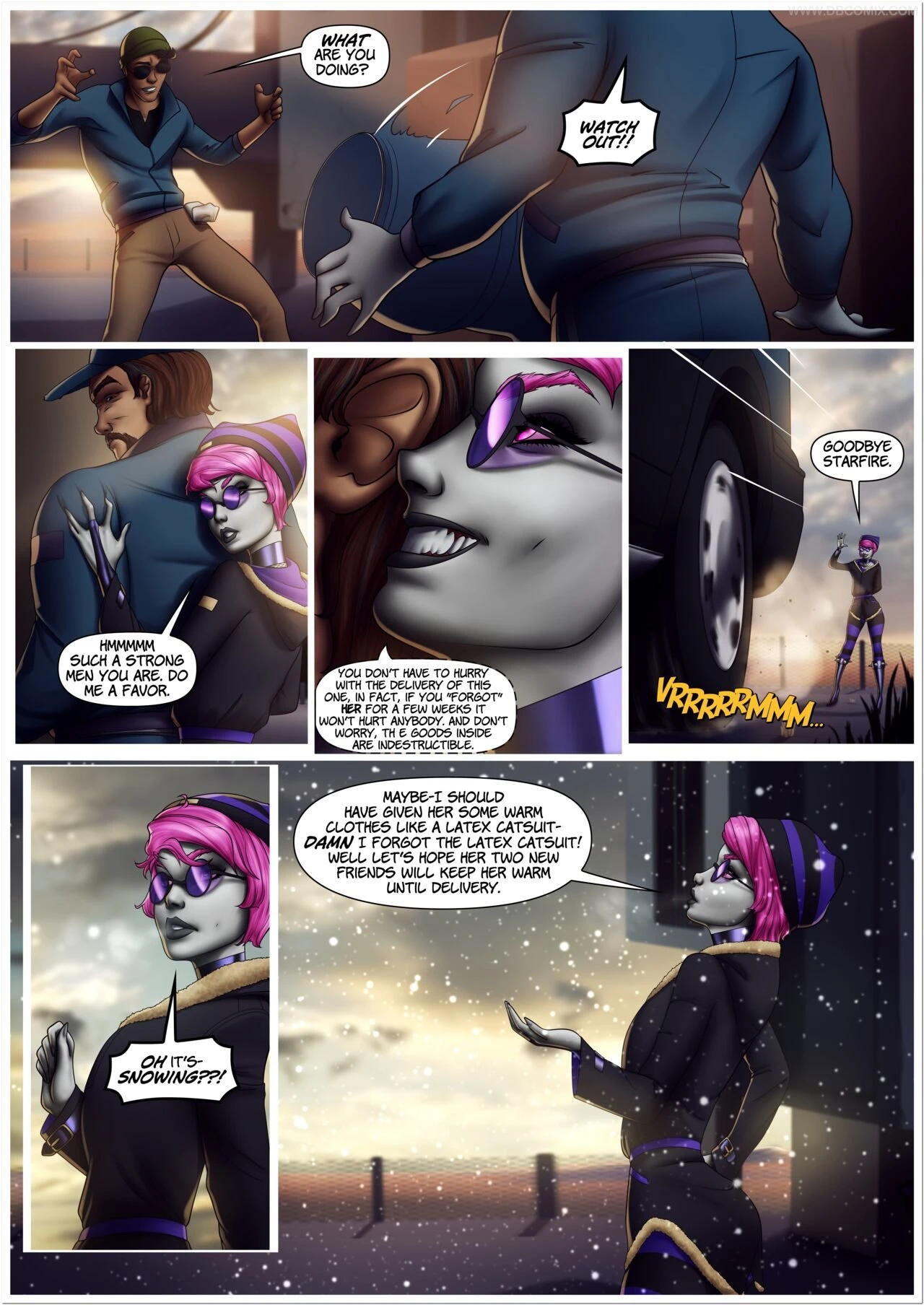 Teen Titans Starfire porn comic picture 36