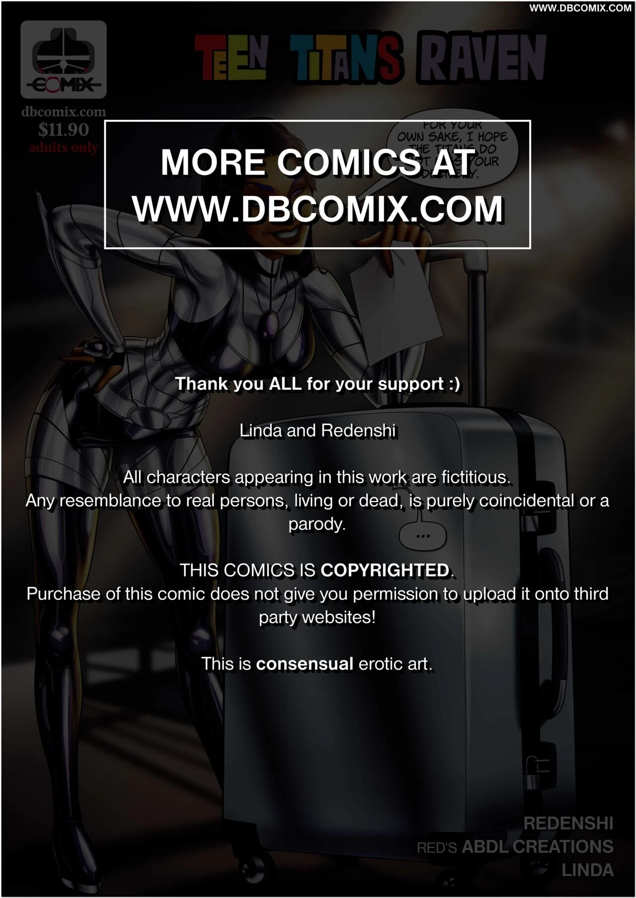 Teen Titans Starfire porn comic picture 40