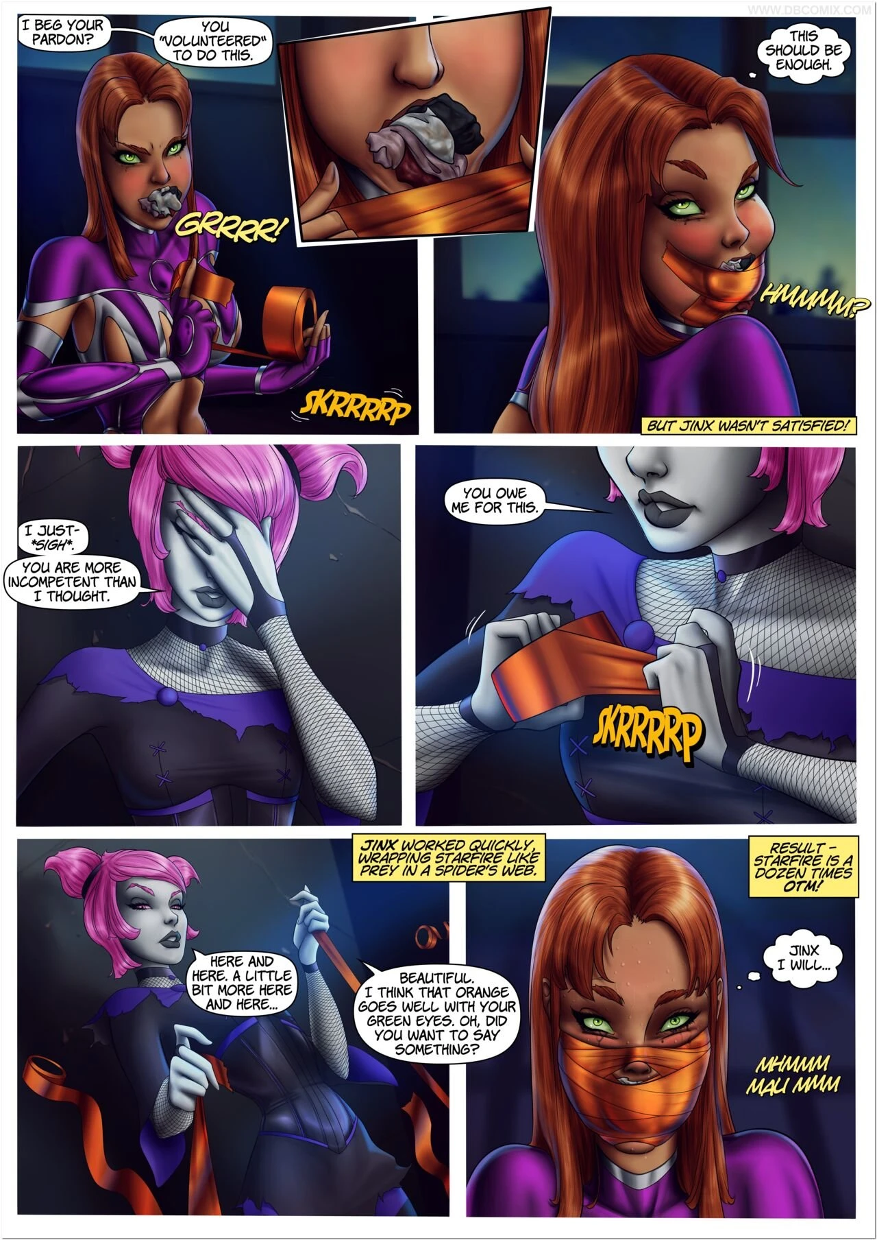 Teen Titans Starfire porn comic picture 8