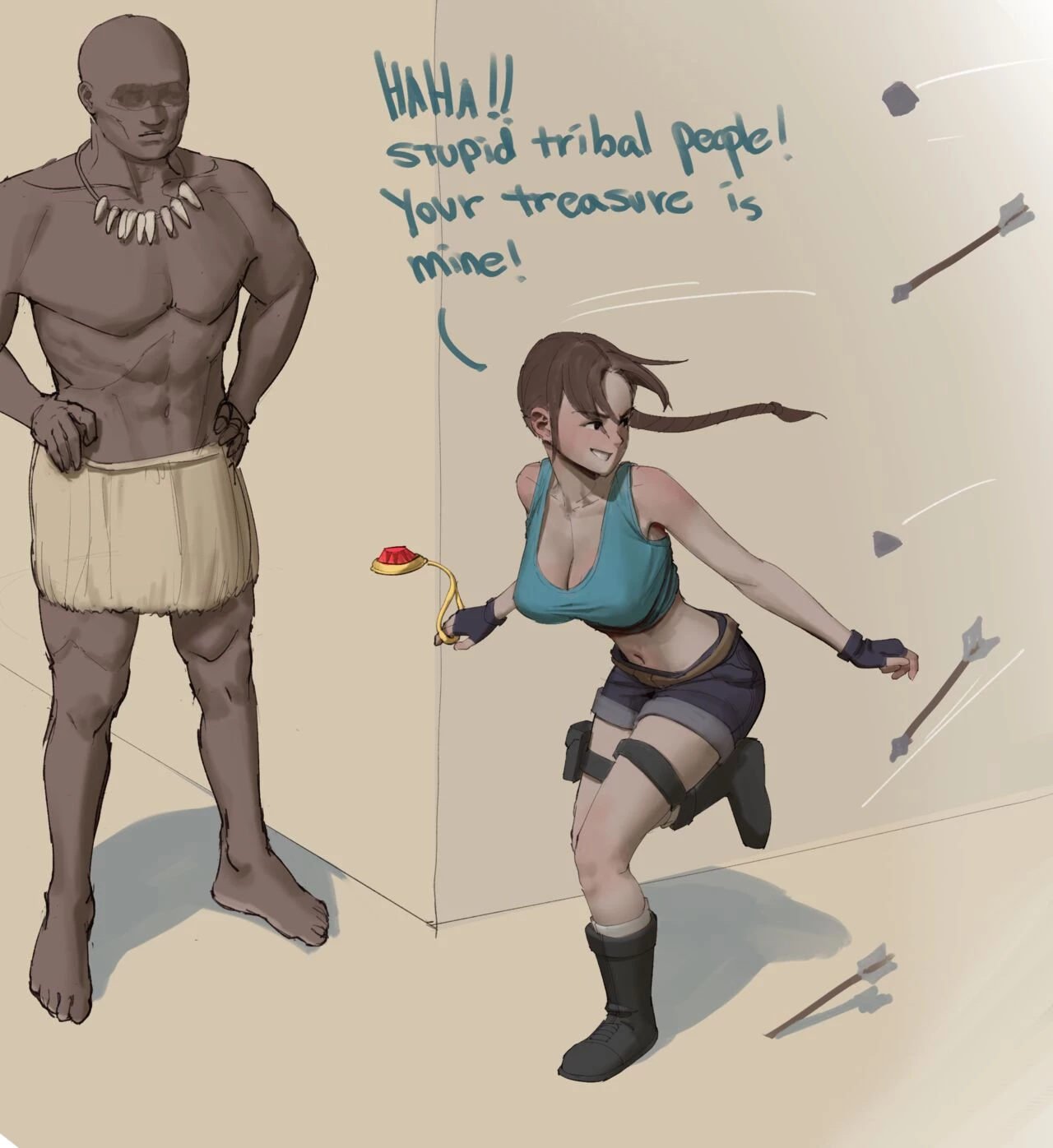 Temple Run porn comic picture 1