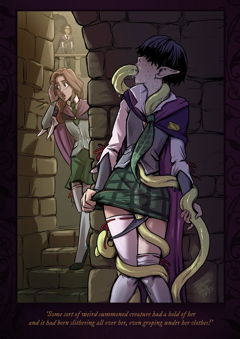 Tentacle Academy porn comic picture 4