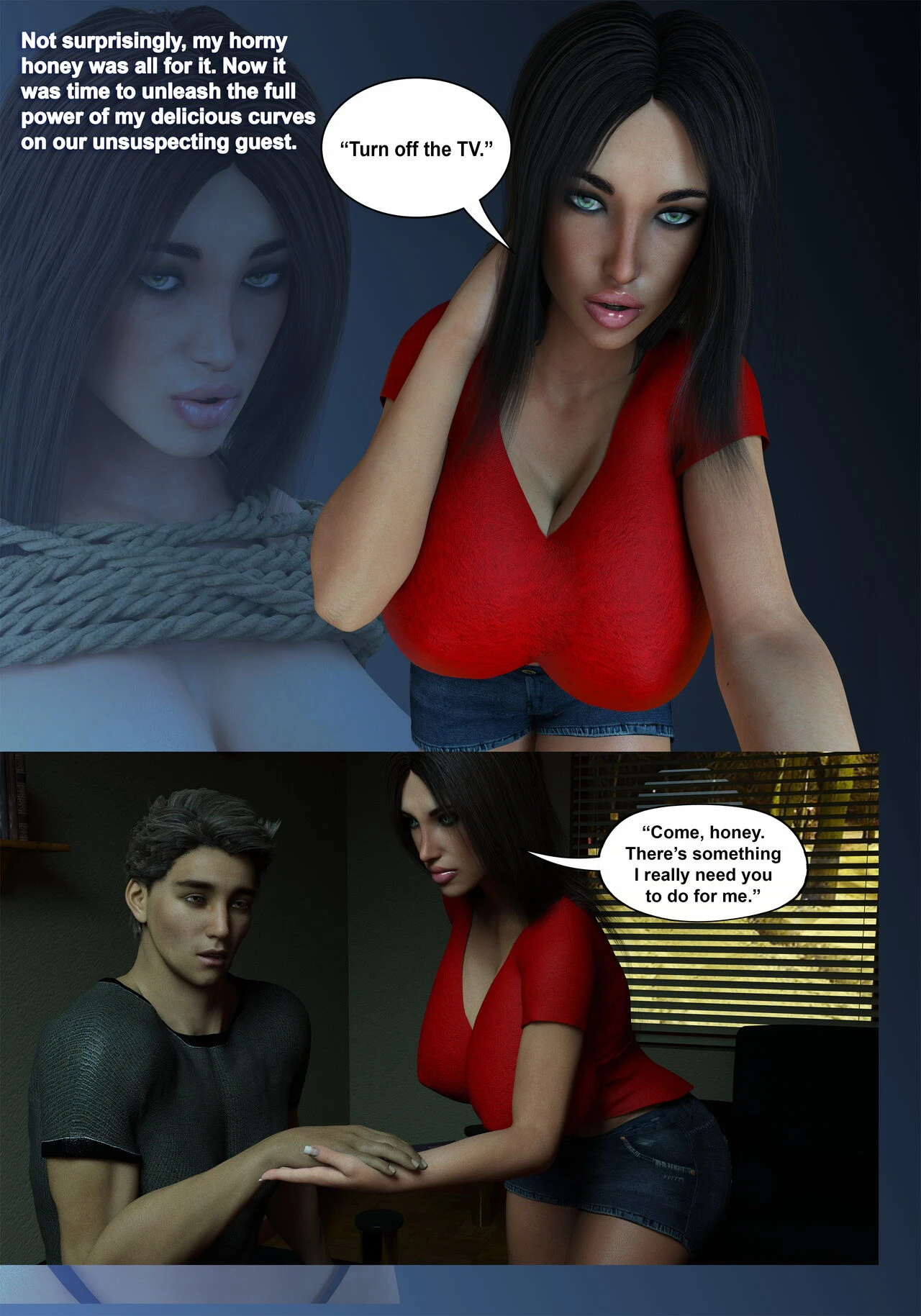 Teri - Tied up & devoured porn comic picture 6