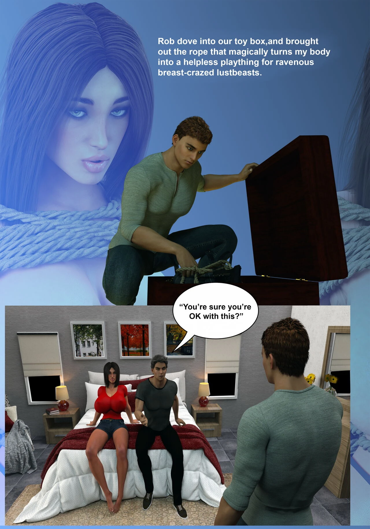 Teri - Tied up & devoured porn comic picture 7