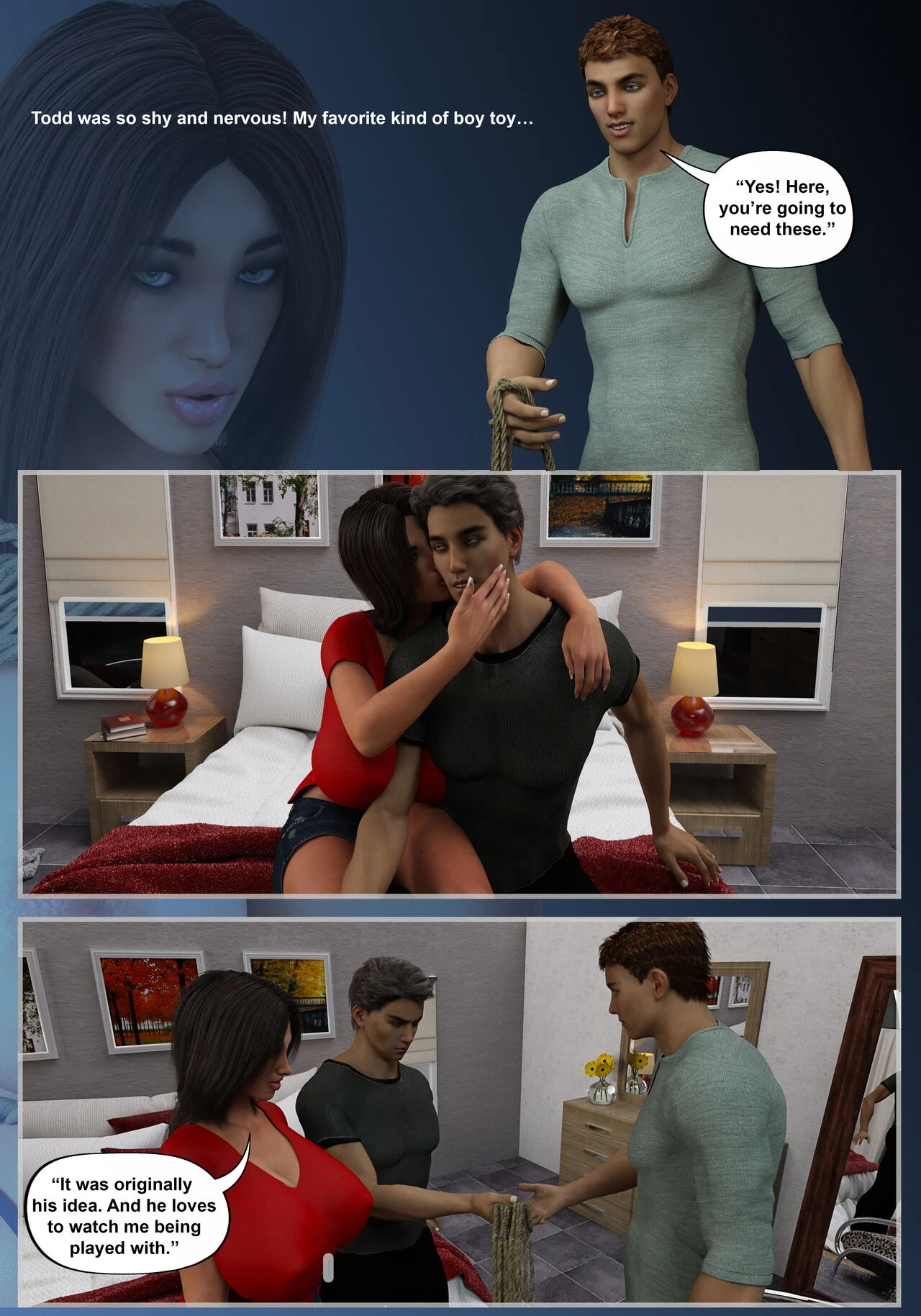 Teri - Tied up & devoured porn comic picture 8