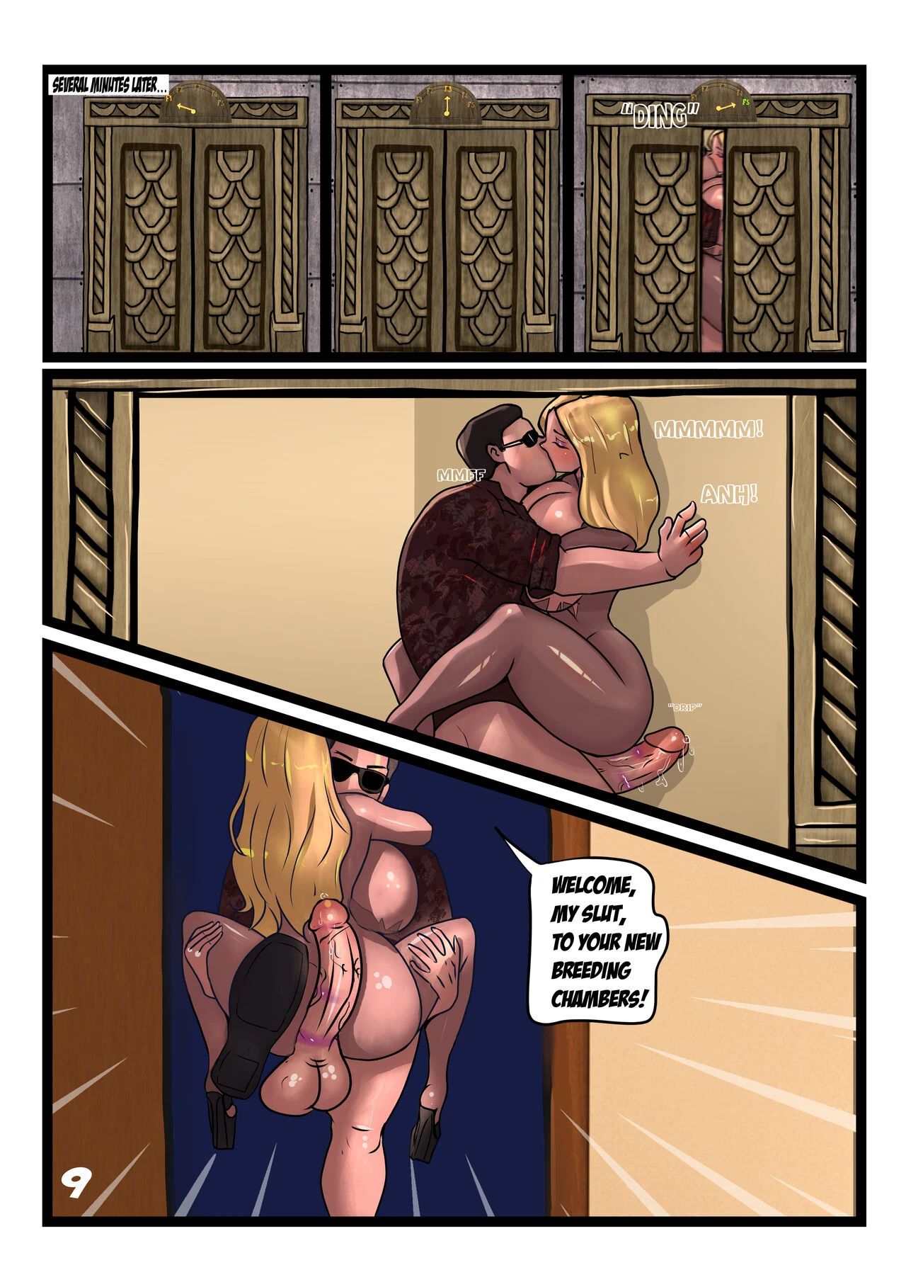 Terminal Quickies: The New Girl porn comic picture 9