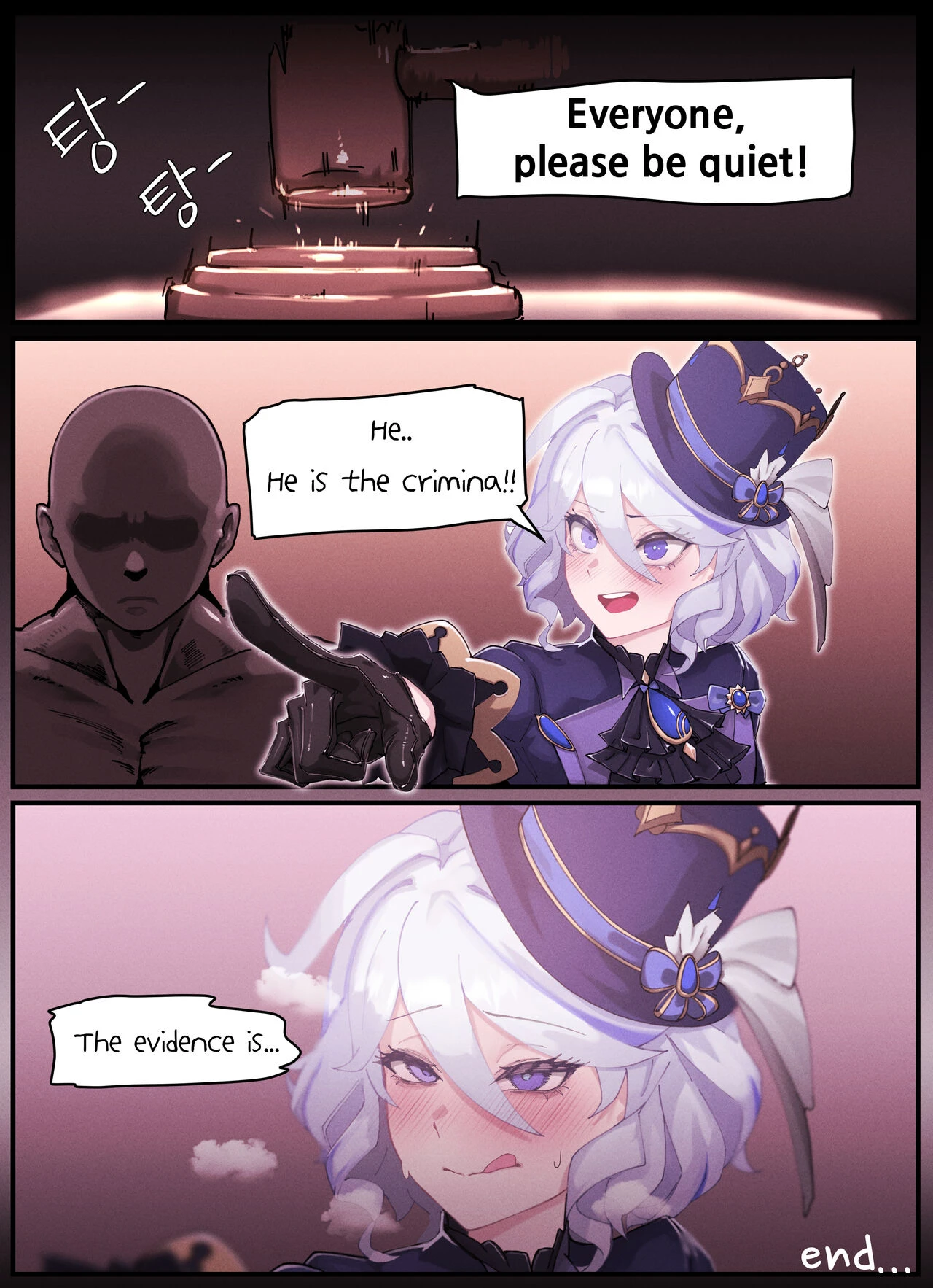 Teyvat Gravure 3 : lady furina porn comic picture 11