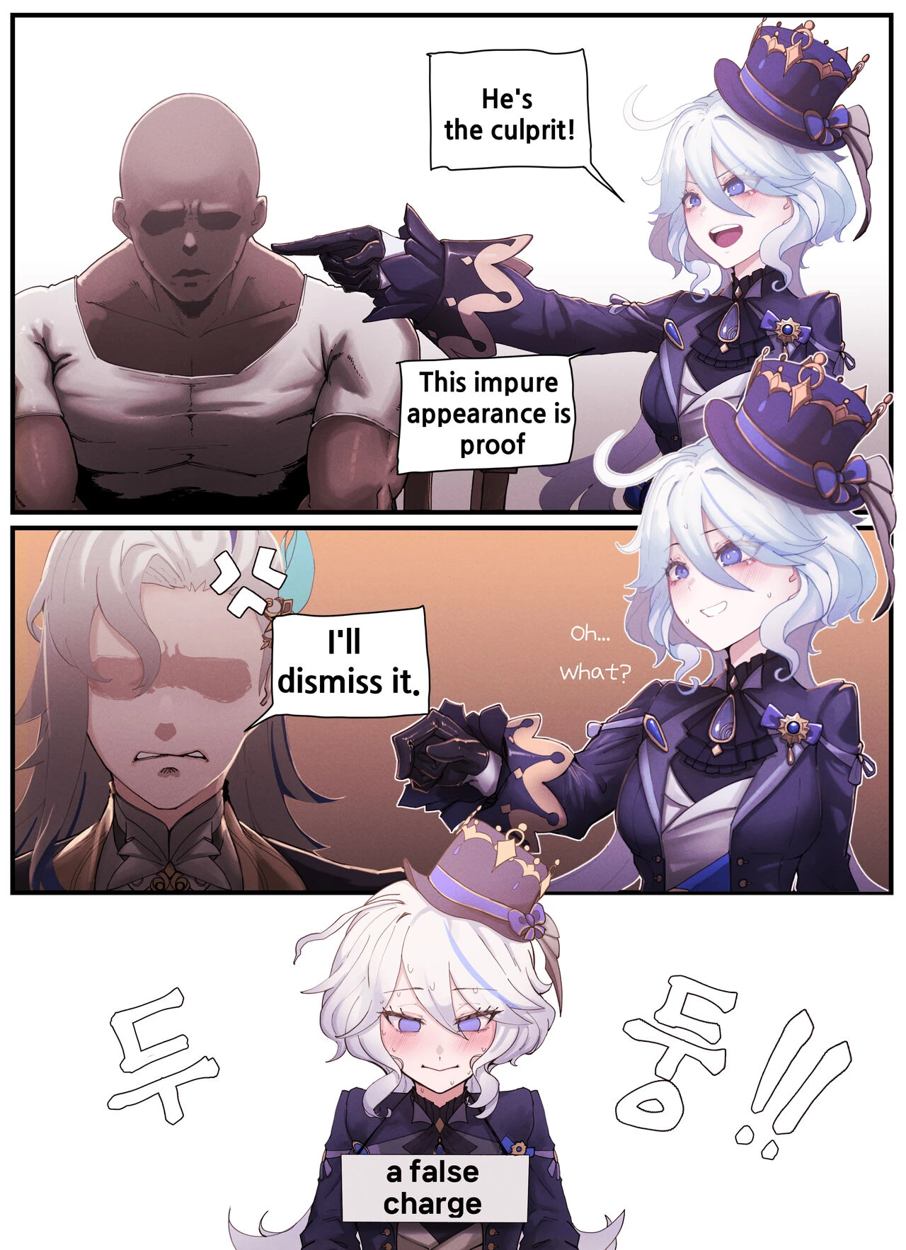 Teyvat Gravure 3 : lady furina porn comic picture 3