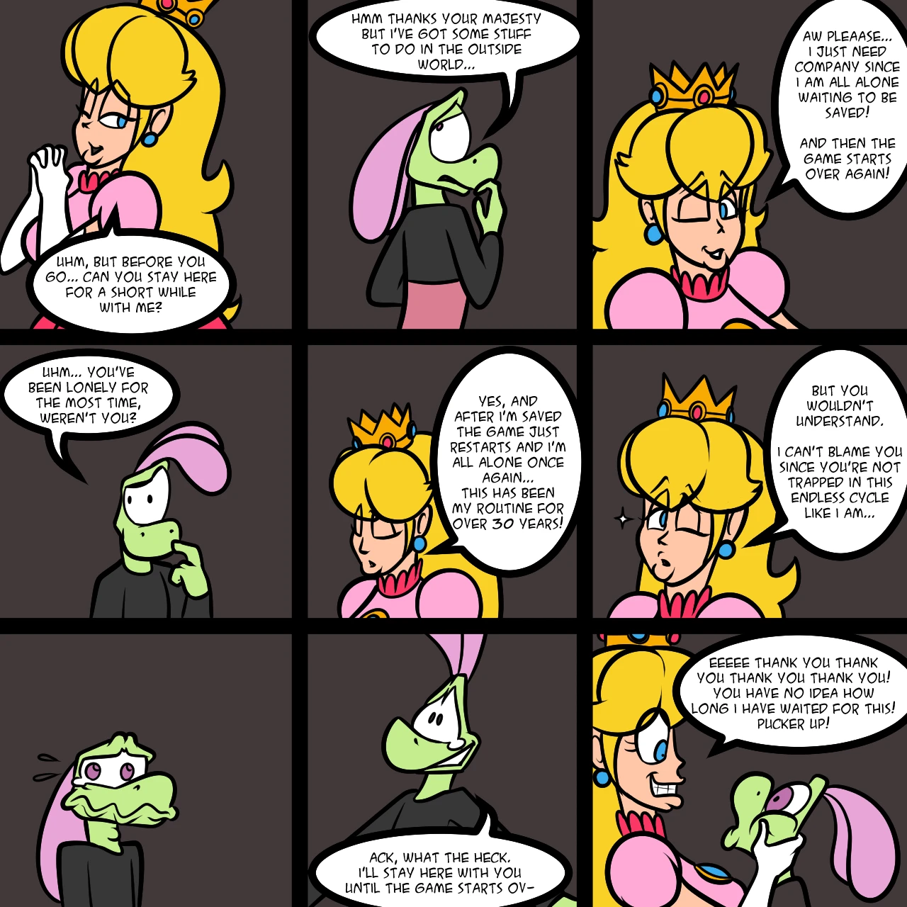 Thank You, Jimmy your Princess is in this Castle! porn comic picture 9