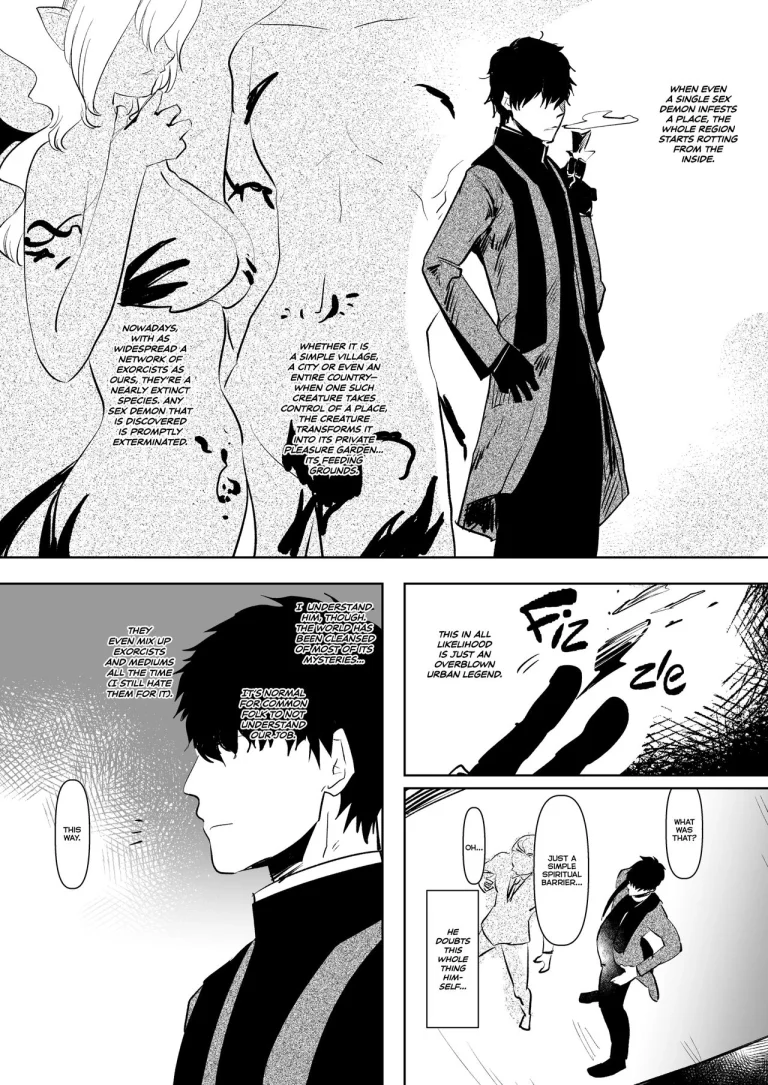 That Time When I, an Exorcist, Lost to Futanari Demon Cock... porn comic picture 5