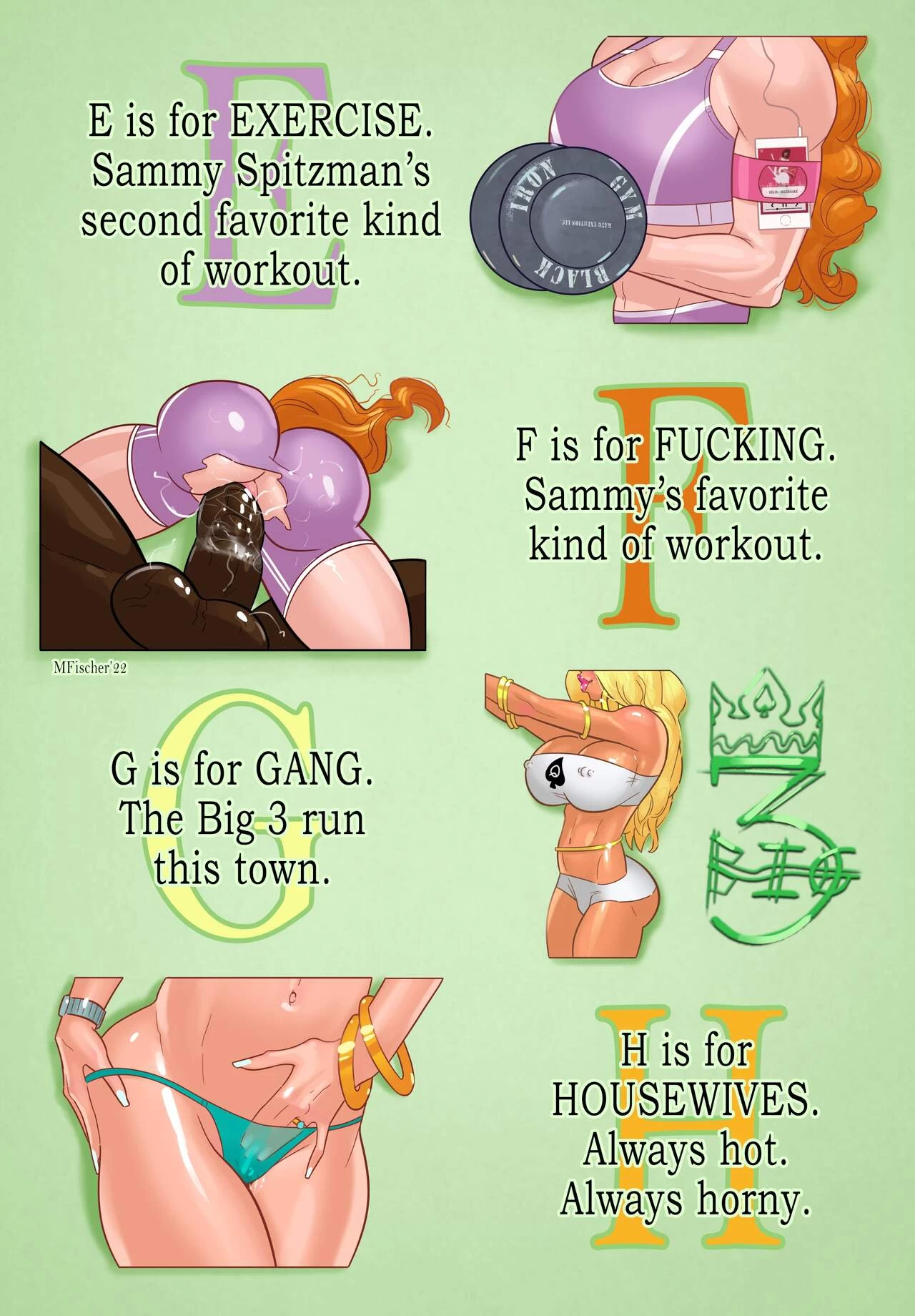 The A, BB, C's of Coxville porn comic picture 2