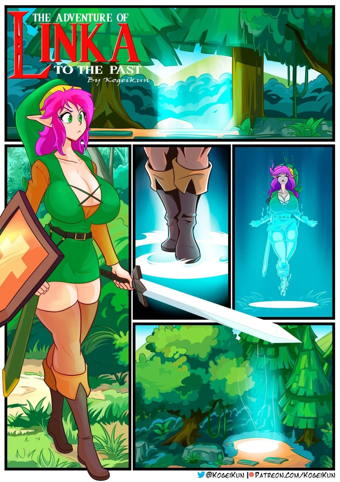The Adventure of Linka to the Past porn comic picture 1