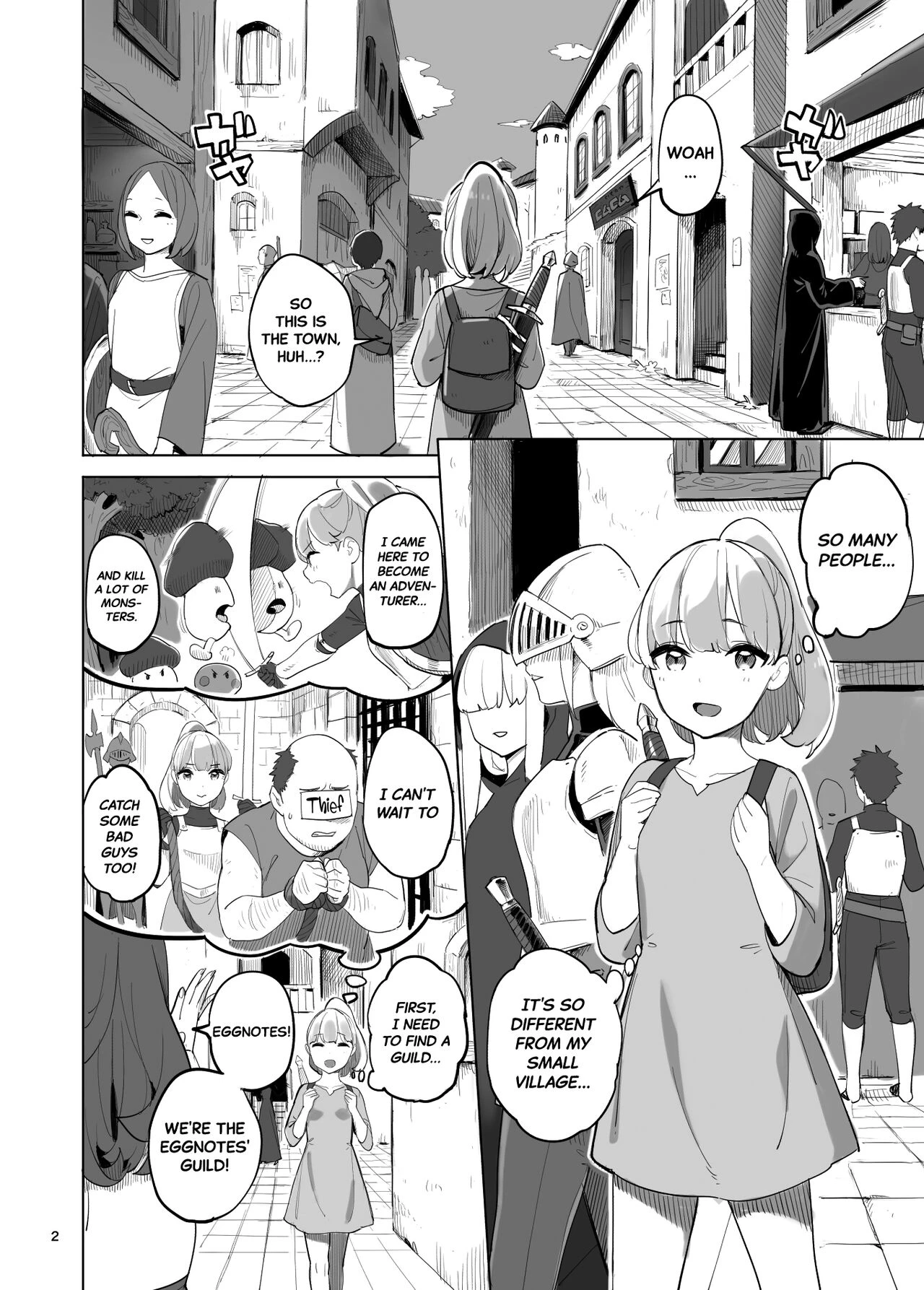 The Adventurer's Eggs | Boukensha no Tamago porn comic picture 2