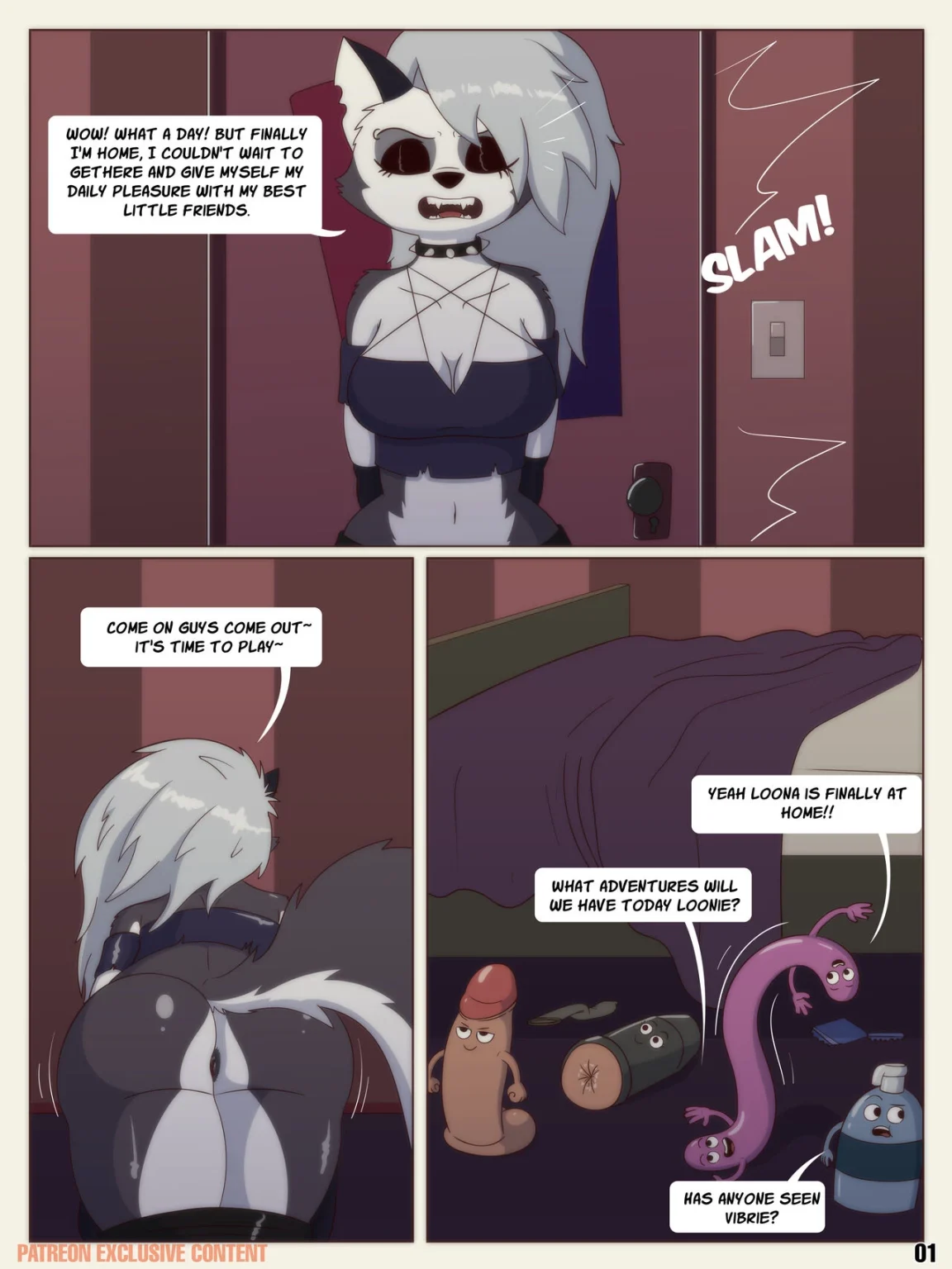 The adventures of Loona and The D's porn comic picture 1