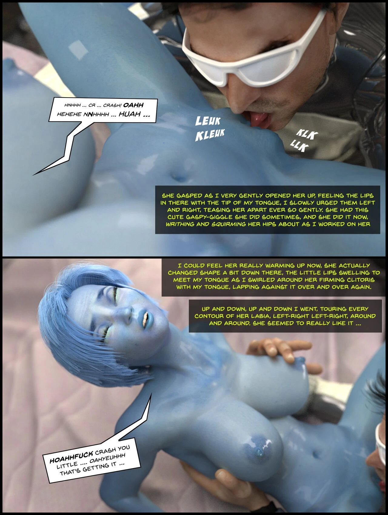 The Adventures of Madiy and Crash 2 - The Toxic Stone Darts of the Hoodlum Minikins porn comic picture 15