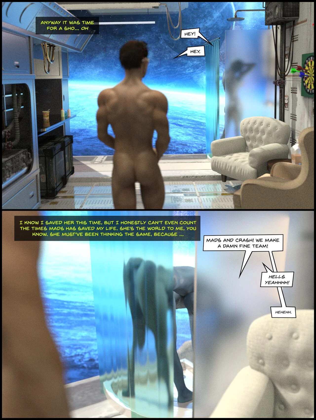 The Adventures of Madiy and Crash 2 - The Toxic Stone Darts of the Hoodlum Minikins porn comic picture 26