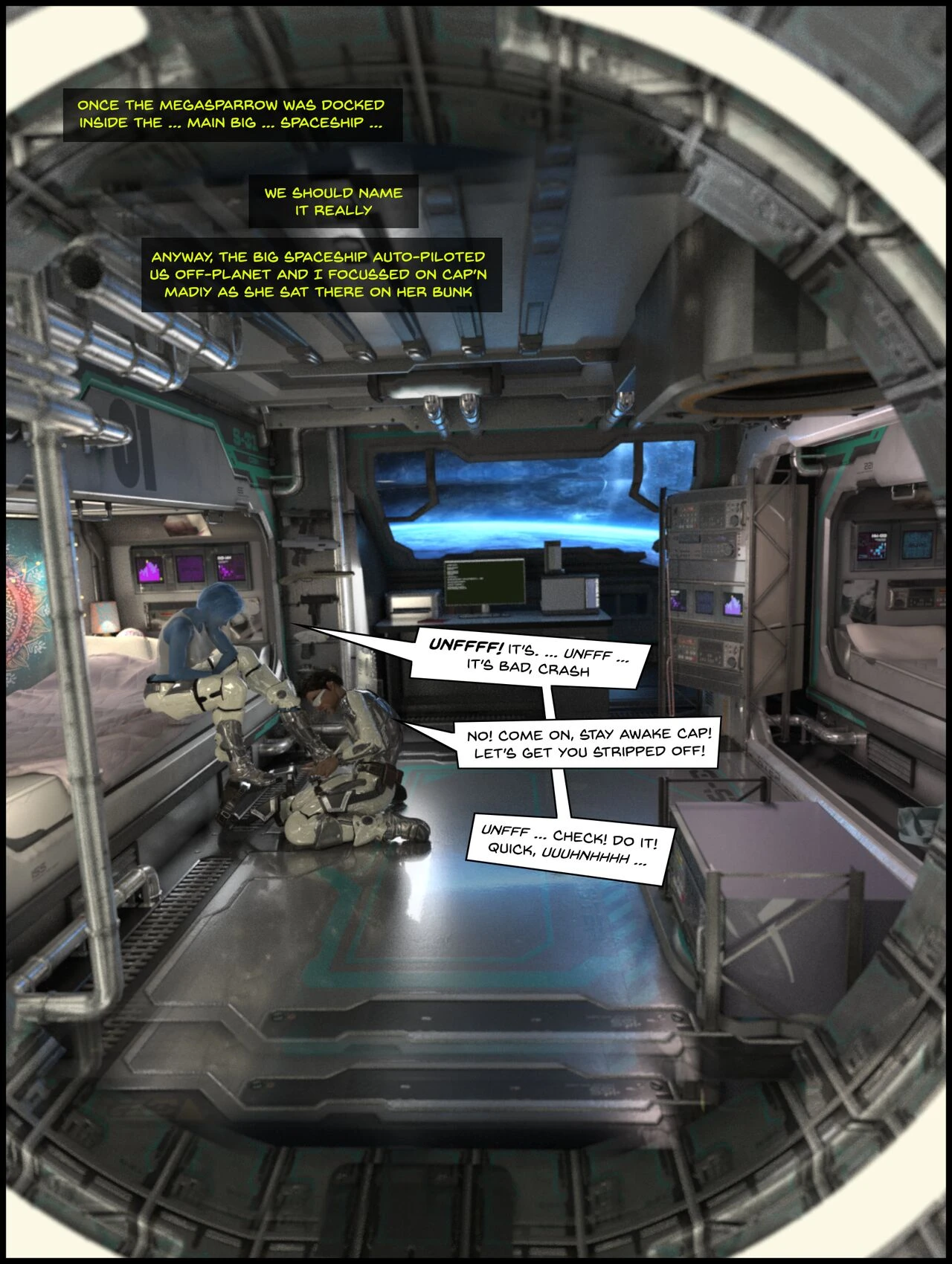 The Adventures of Madiy and Crash 2 - The Toxic Stone Darts of the Hoodlum Minikins porn comic picture 6