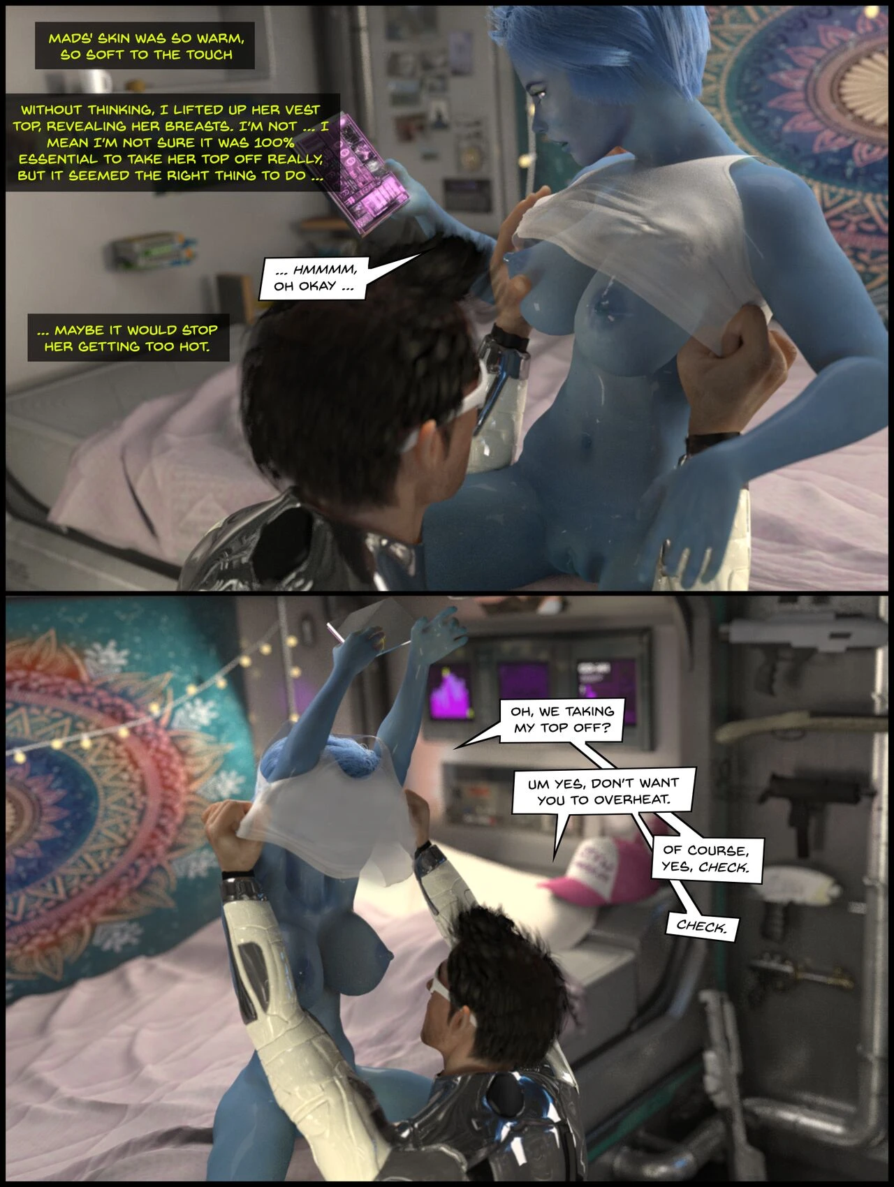 The Adventures of Madiy and Crash 2 - The Toxic Stone Darts of the Hoodlum Minikins porn comic picture 9