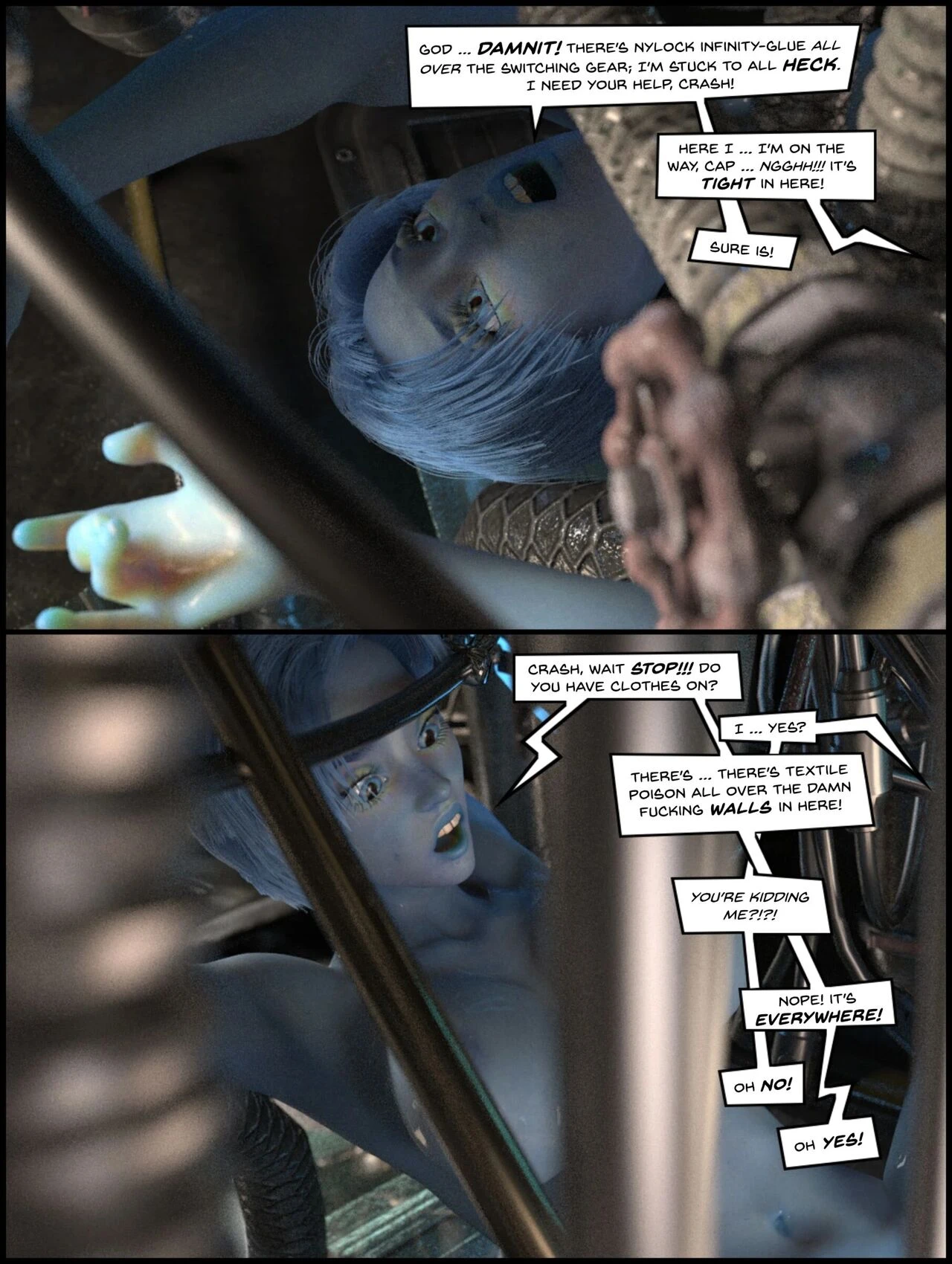 The Adventures of Madiy & Crash porn comic picture 3