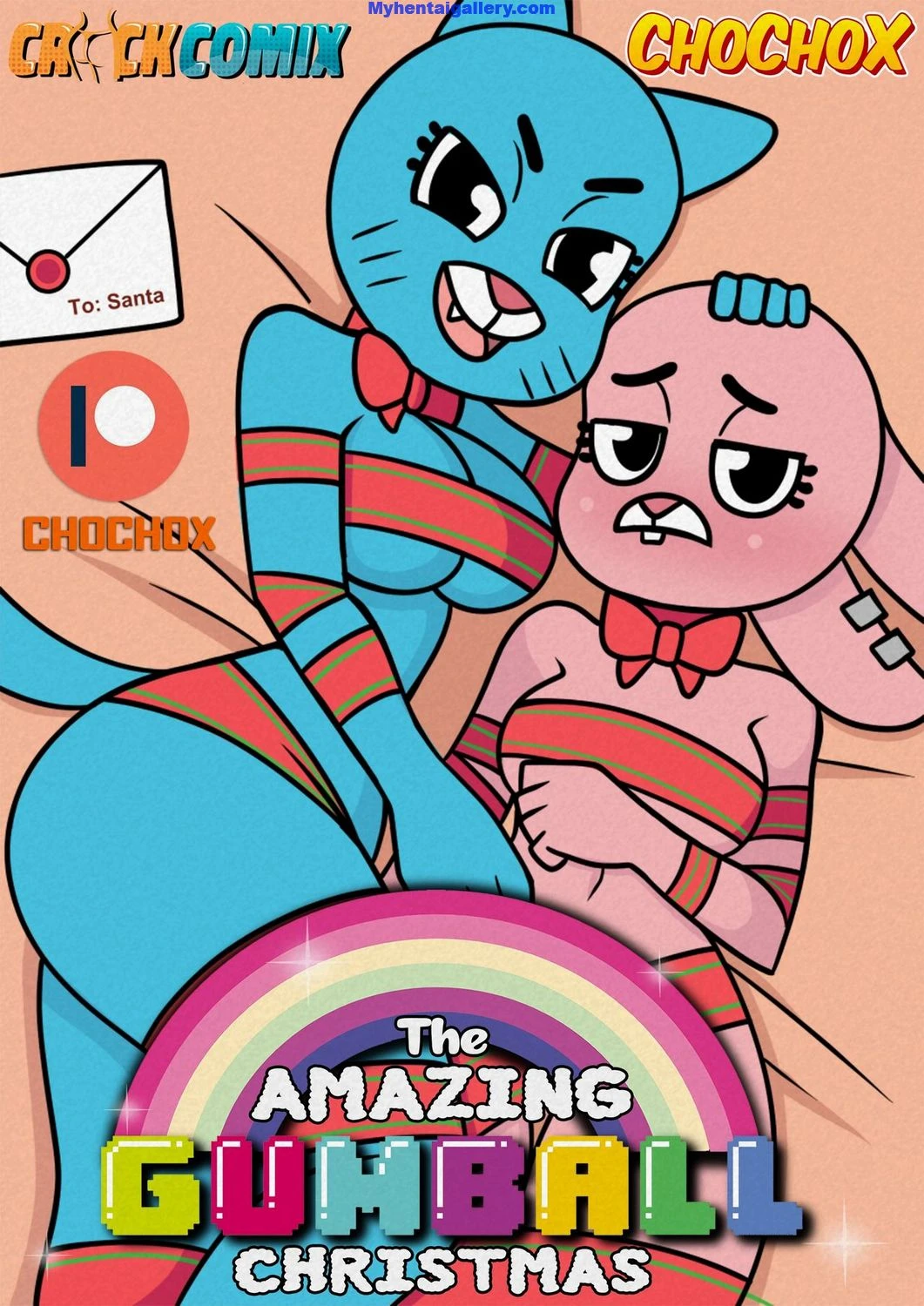 The Amazing Gumball Christmas porn comic picture 1