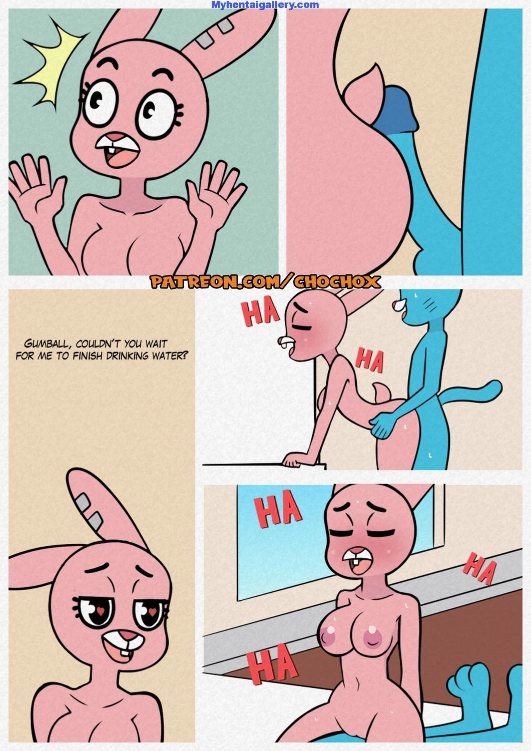The Amazing Gumball Christmas porn comic picture 11