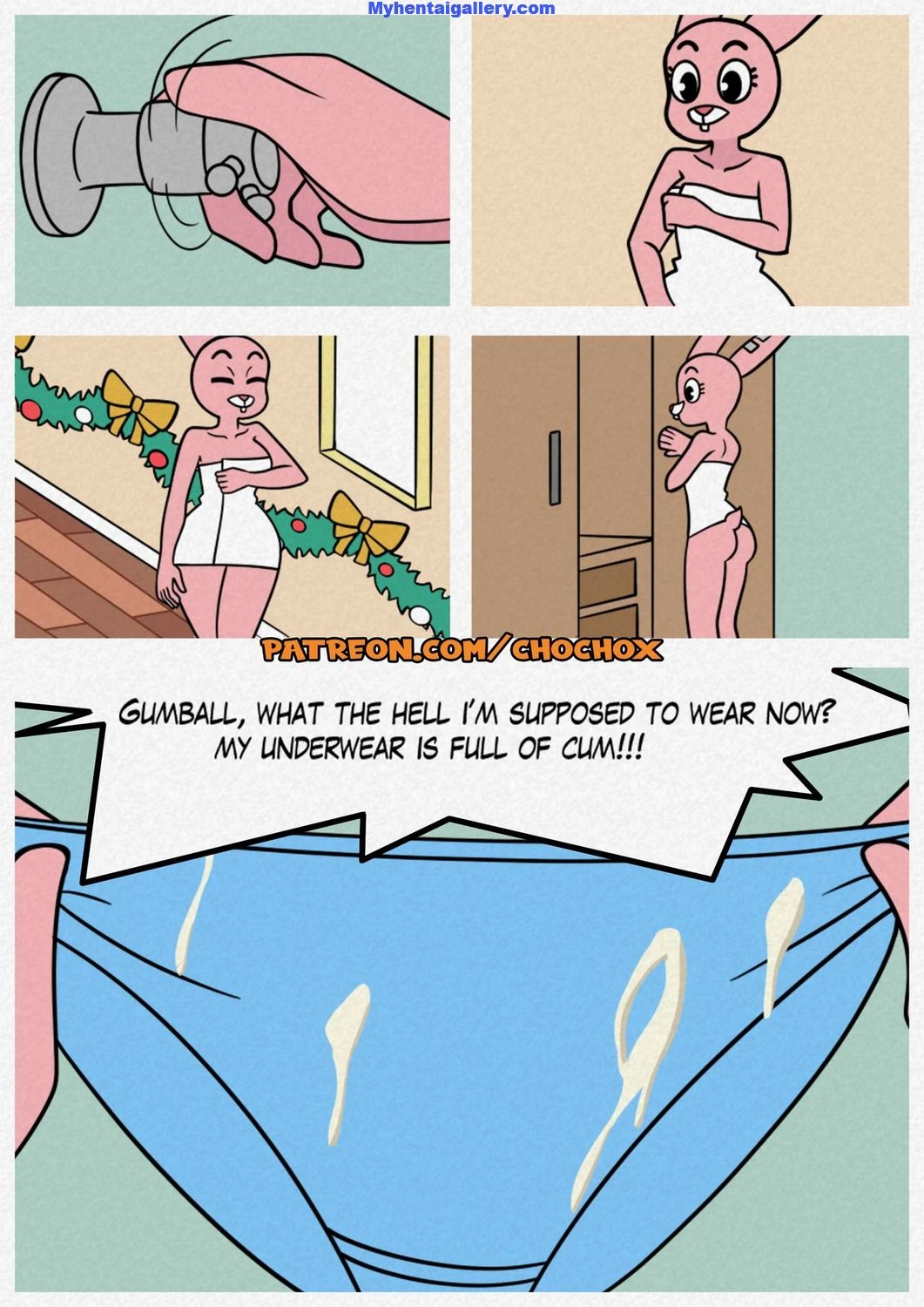 The Amazing Gumball Christmas porn comic picture 14