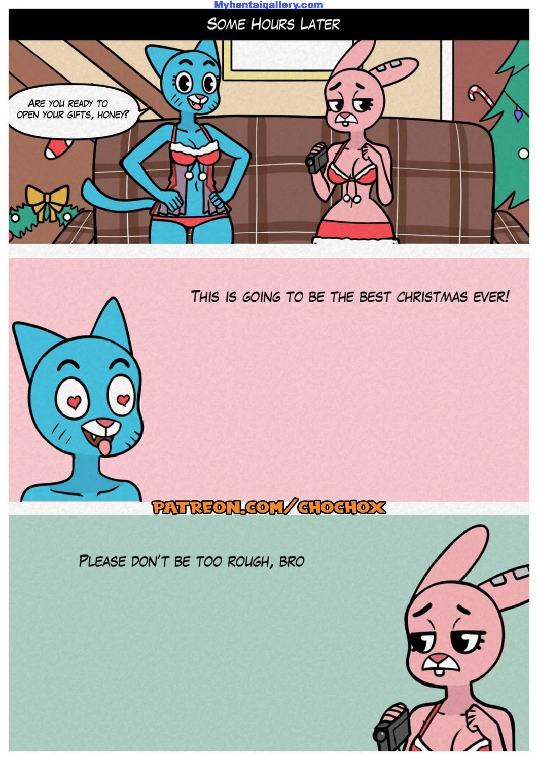 The Amazing Gumball Christmas porn comic picture 21