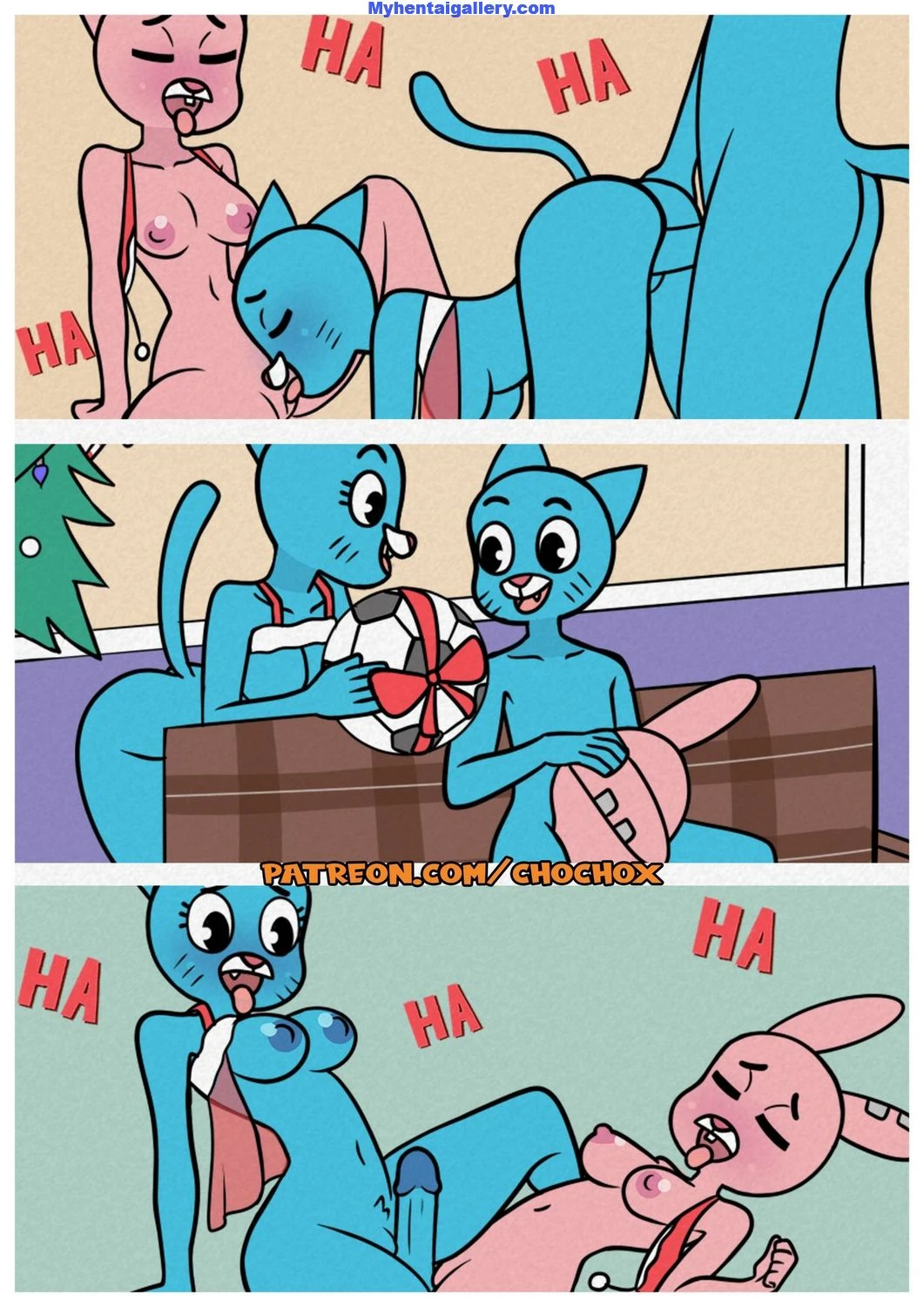 The Amazing Gumball Christmas porn comic picture 23