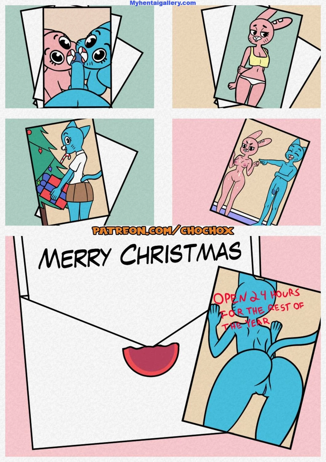 The Amazing Gumball Christmas porn comic picture 24