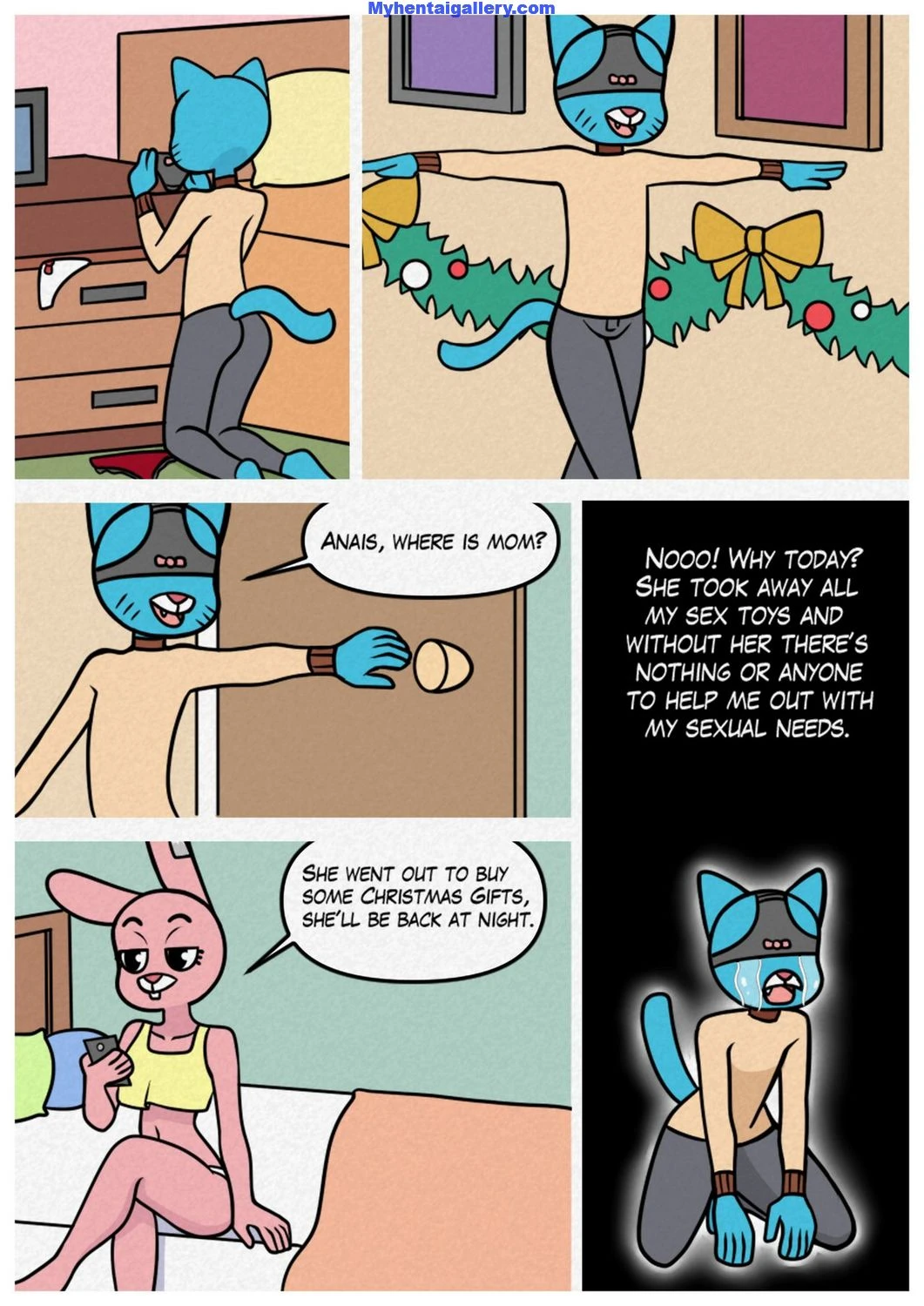 The Amazing Gumball Christmas porn comic picture 7