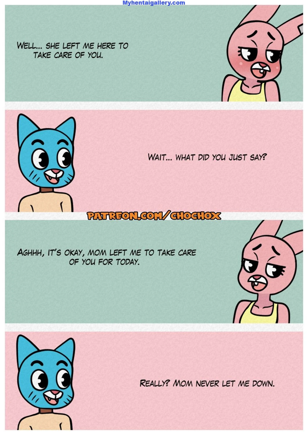 The Amazing Gumball Christmas porn comic picture 8