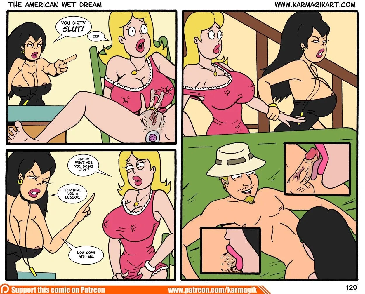 The American Wet Dream porn comic picture 129