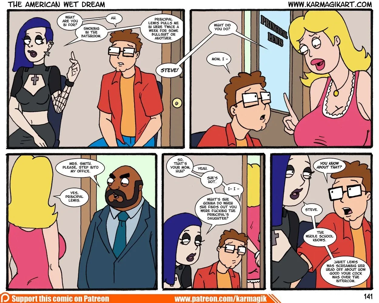 The American Wet Dream porn comic picture 141