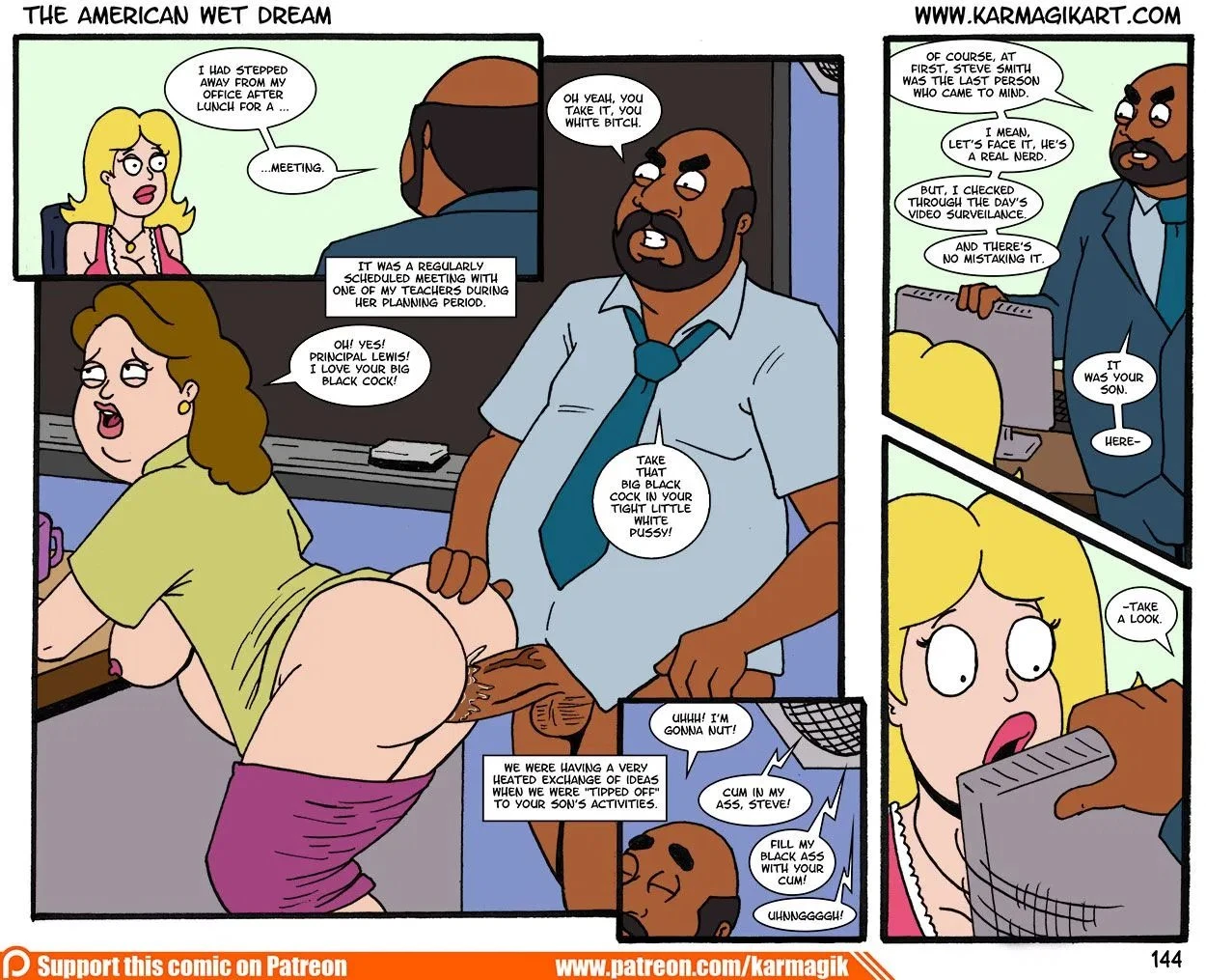 The American Wet Dream porn comic picture 144