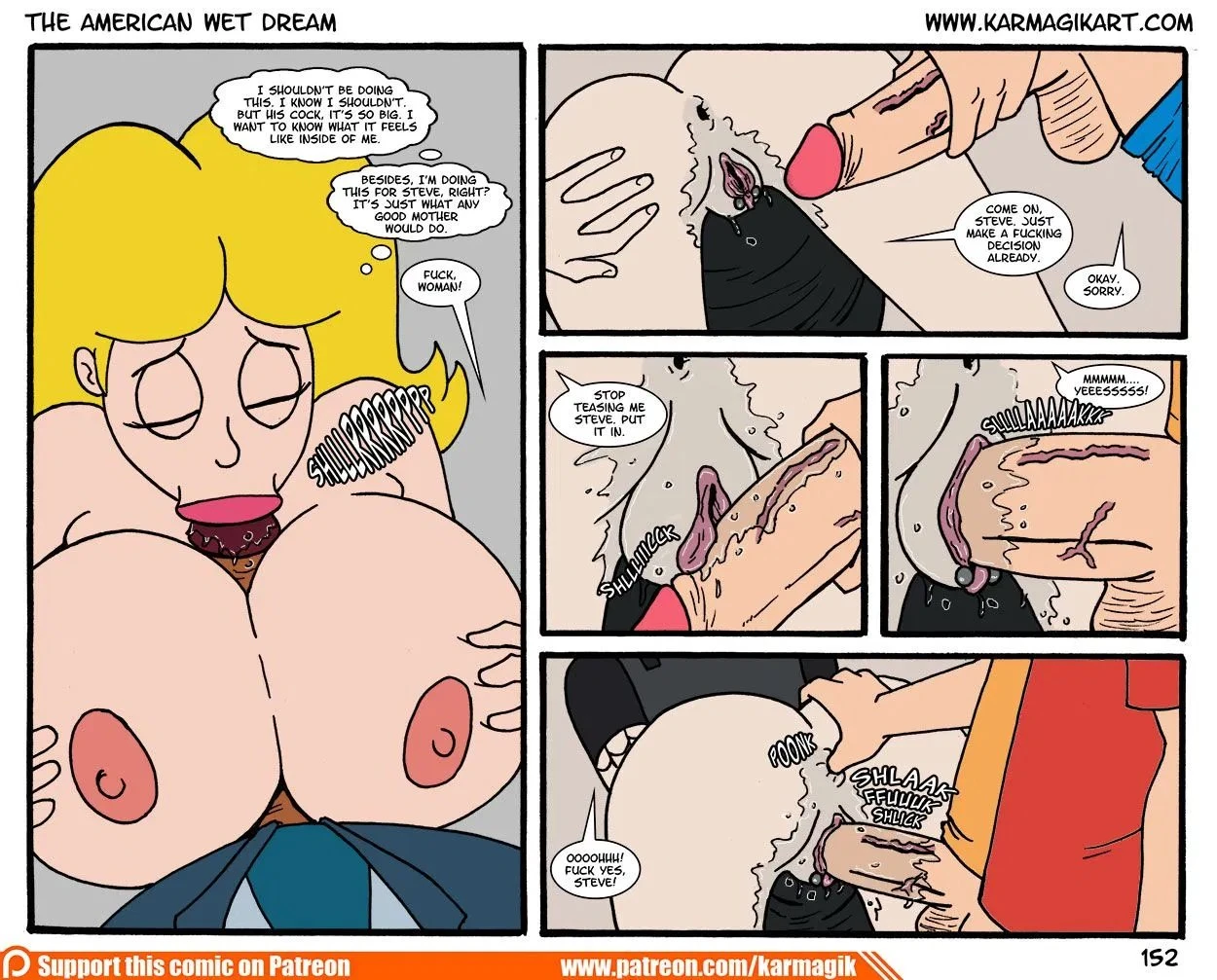 The American Wet Dream porn comic picture 152