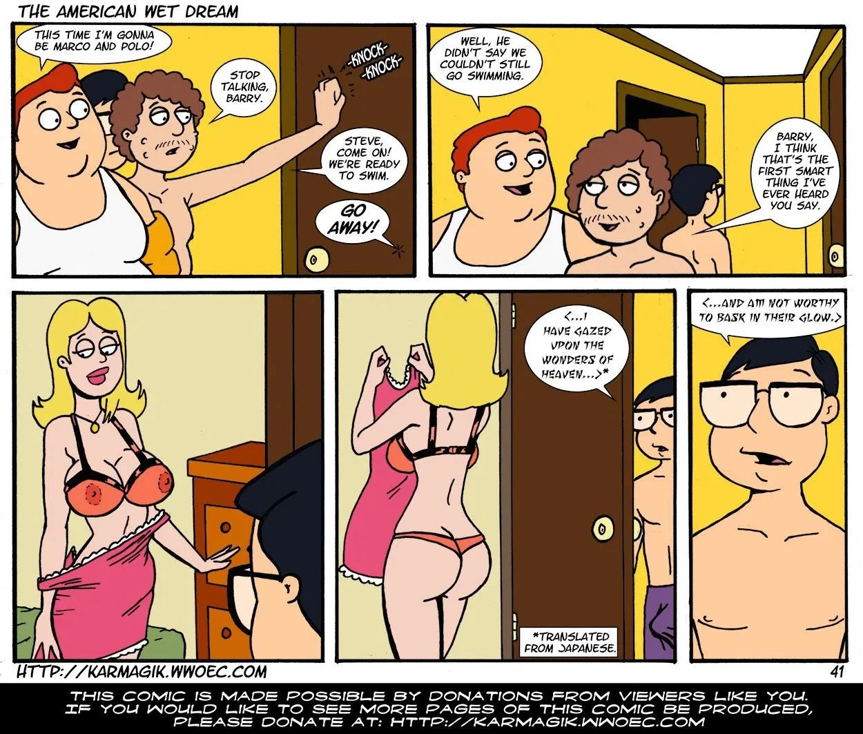 The American Wet Dream porn comic picture 41