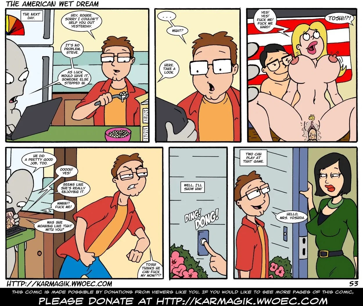 The American Wet Dream porn comic picture 53