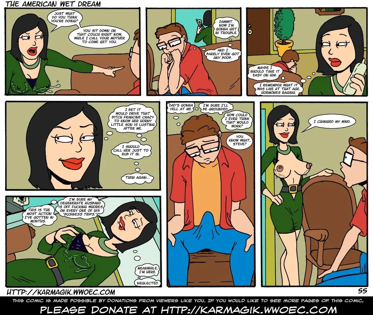 The American Wet Dream porn comic picture 55