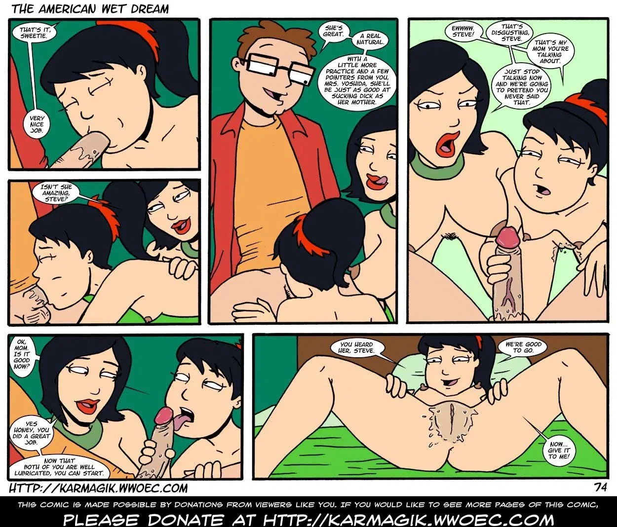 The American Wet Dream porn comic picture 74