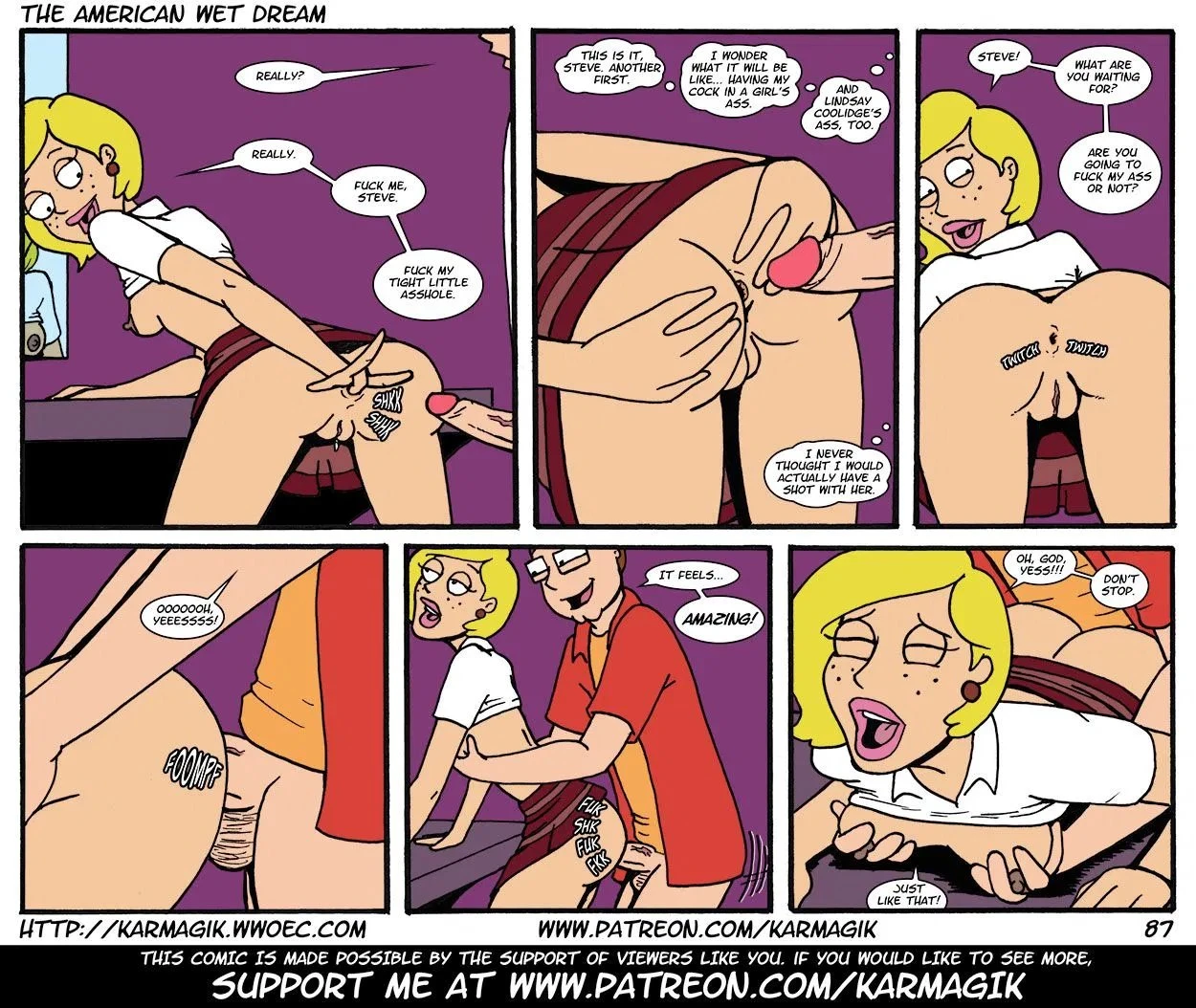The American Wet Dream porn comic picture 87