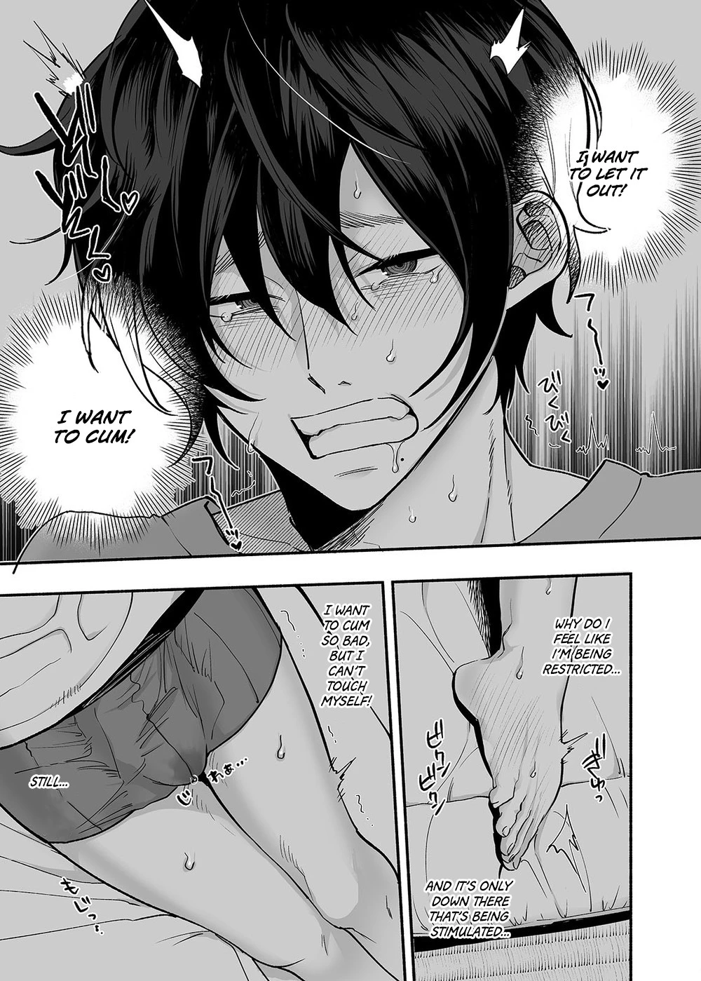 The Apartment in which the Ghost of Sodomy Lives | Danshoku Rei no Sumu Apart ~Nonke no Ore ga Mienai Nanika o Hamerarete Mesuiki nanka Suru Wakenai~ porn comic picture 10