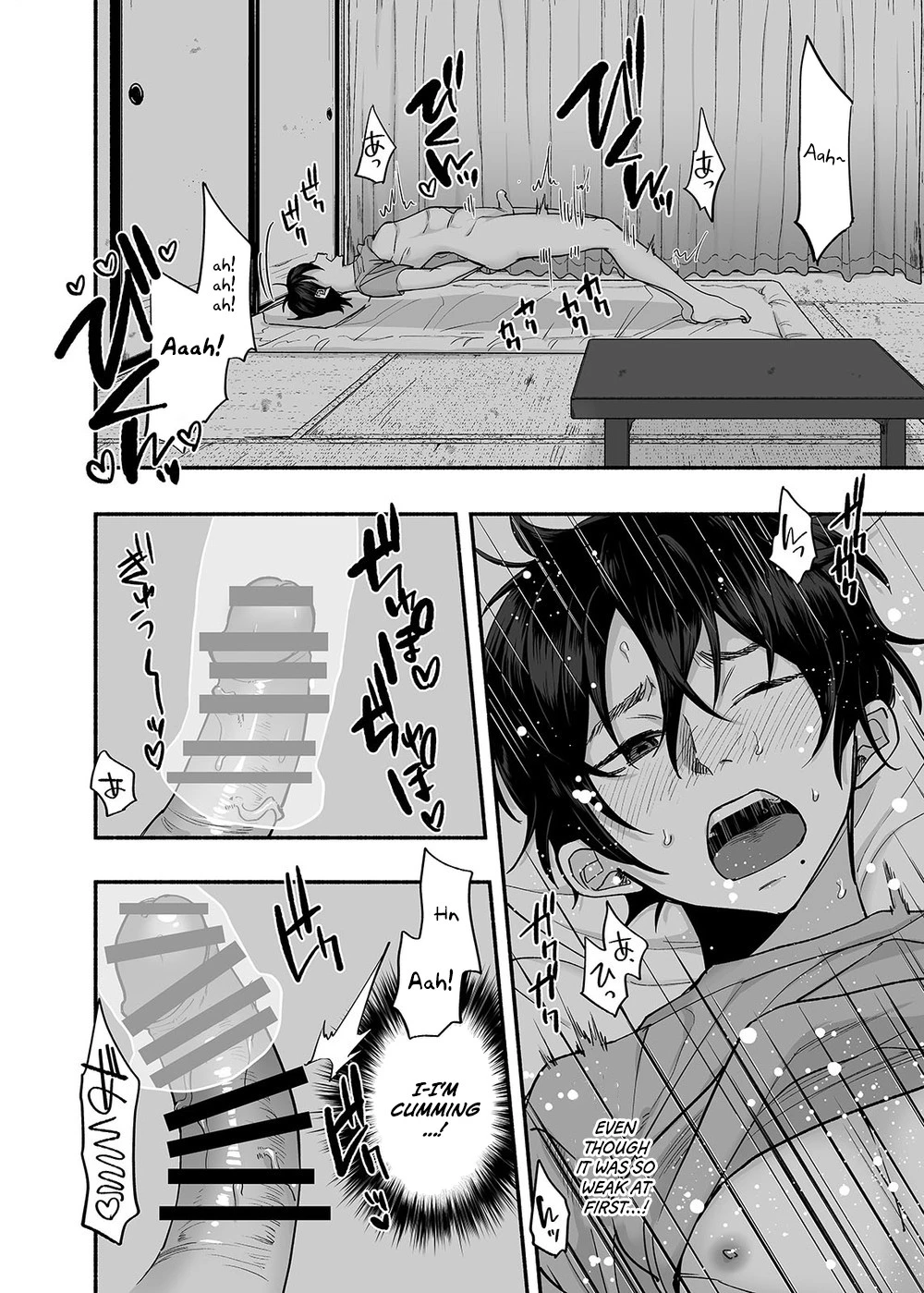 The Apartment in which the Ghost of Sodomy Lives | Danshoku Rei no Sumu Apart ~Nonke no Ore ga Mienai Nanika o Hamerarete Mesuiki nanka Suru Wakenai~ porn comic picture 13