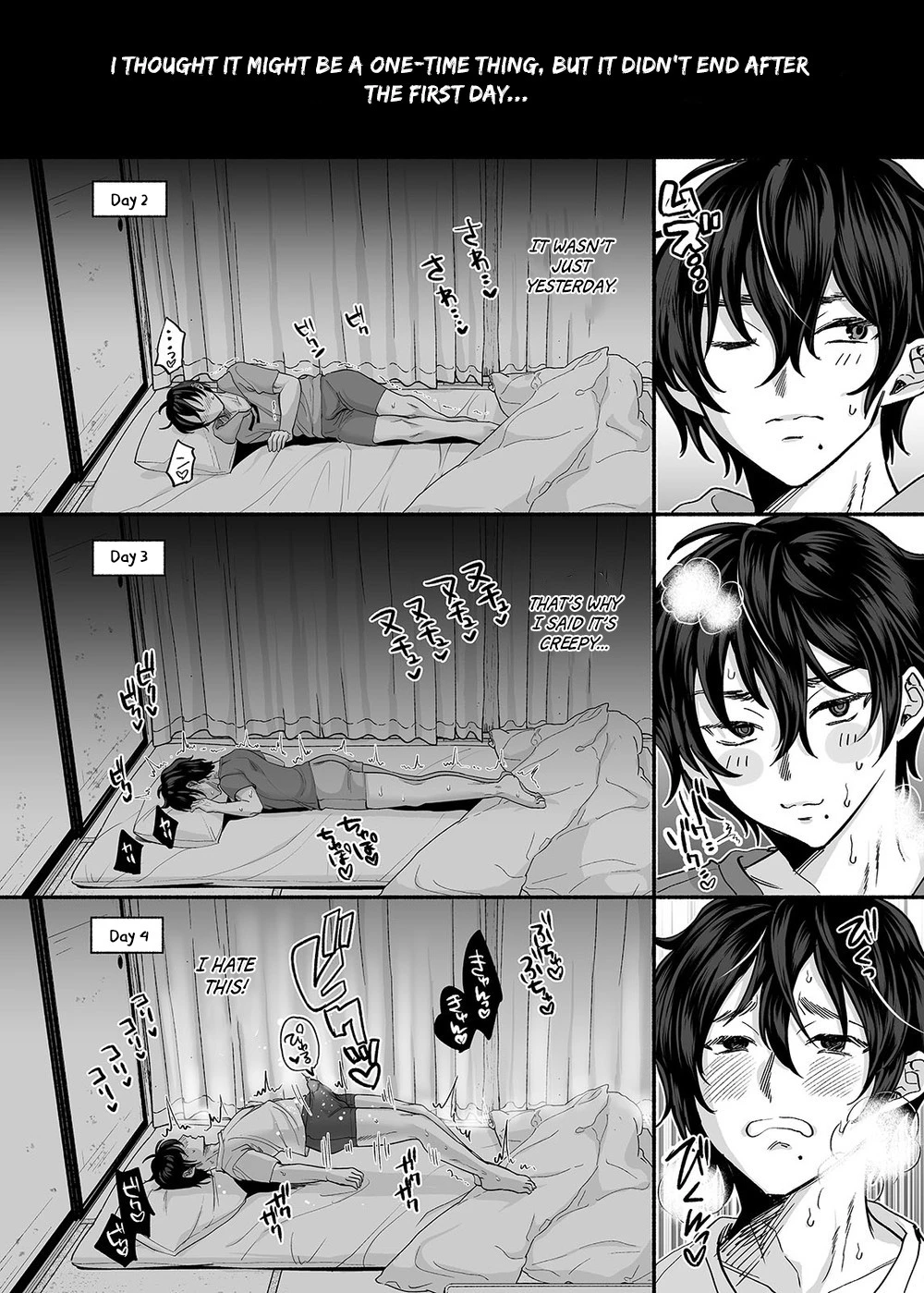 The Apartment in which the Ghost of Sodomy Lives | Danshoku Rei no Sumu Apart ~Nonke no Ore ga Mienai Nanika o Hamerarete Mesuiki nanka Suru Wakenai~ porn comic picture 16