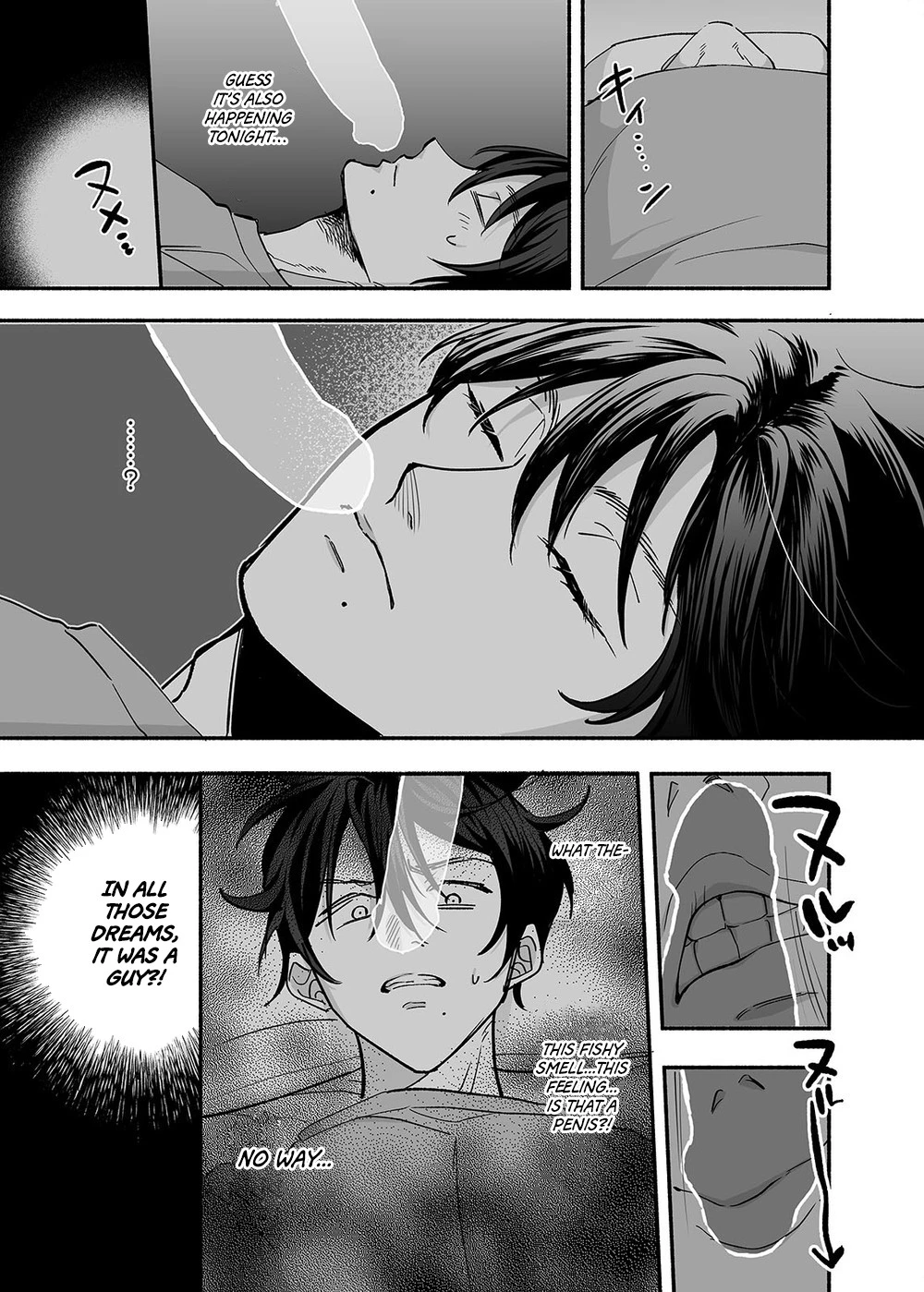 The Apartment in which the Ghost of Sodomy Lives | Danshoku Rei no Sumu Apart ~Nonke no Ore ga Mienai Nanika o Hamerarete Mesuiki nanka Suru Wakenai~ porn comic picture 20