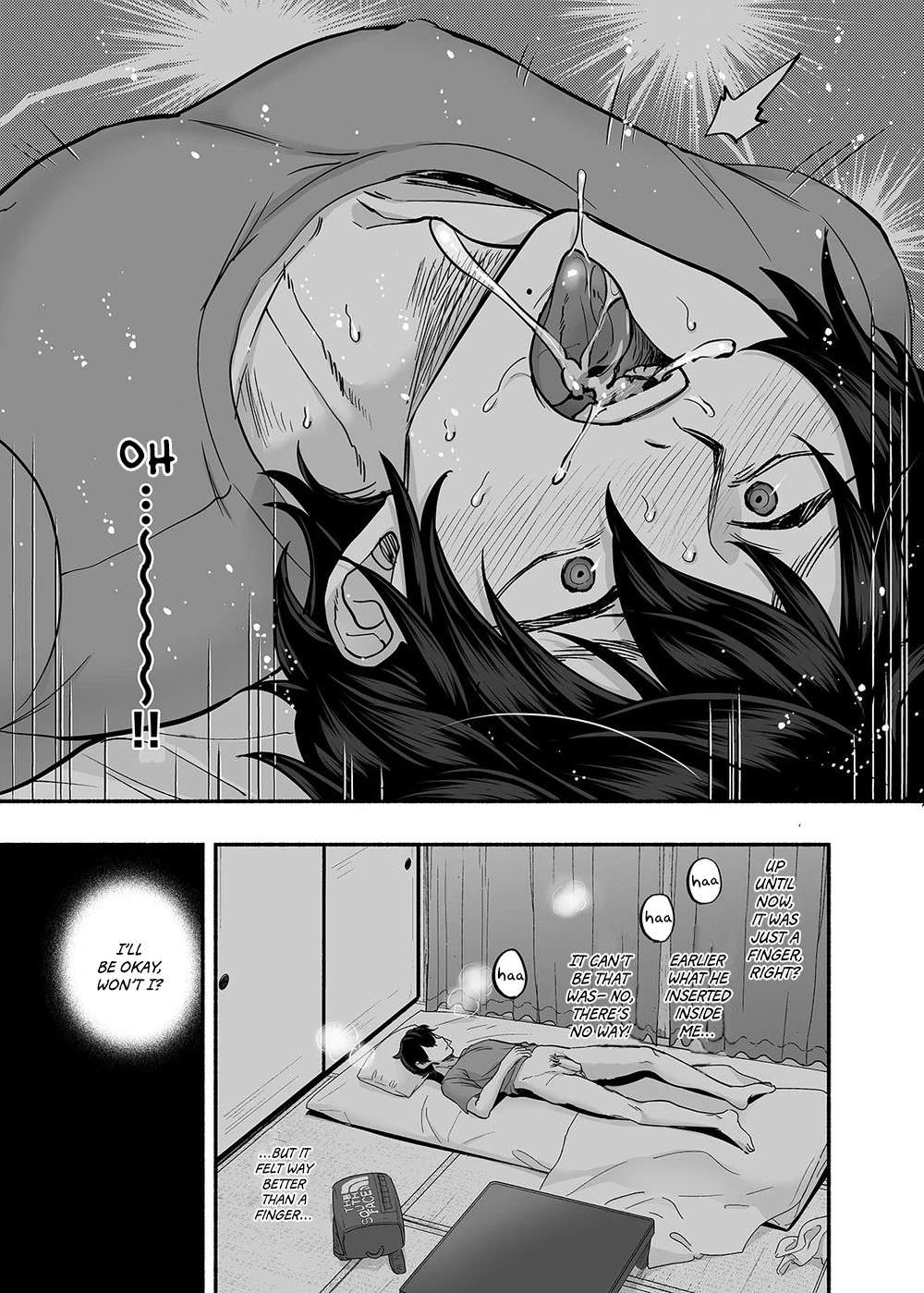 The Apartment in which the Ghost of Sodomy Lives | Danshoku Rei no Sumu Apart ~Nonke no Ore ga Mienai Nanika o Hamerarete Mesuiki nanka Suru Wakenai~ porn comic picture 28