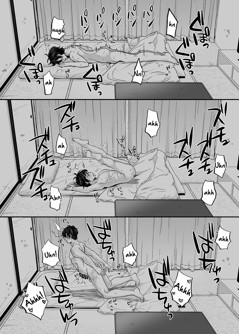 The Apartment in which the Ghost of Sodomy Lives | Danshoku Rei no Sumu Apart ~Nonke no Ore ga Mienai Nanika o Hamerarete Mesuiki nanka Suru Wakenai~ porn comic picture 33