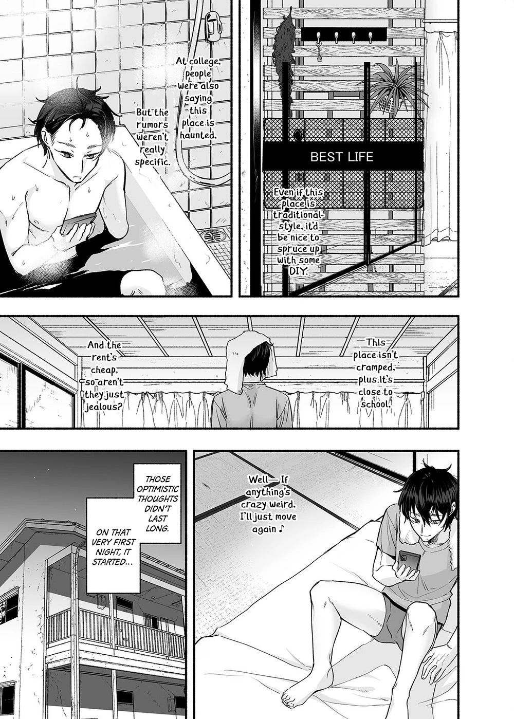 The Apartment in which the Ghost of Sodomy Lives | Danshoku Rei no Sumu Apart ~Nonke no Ore ga Mienai Nanika o Hamerarete Mesuiki nanka Suru Wakenai~ porn comic picture 6