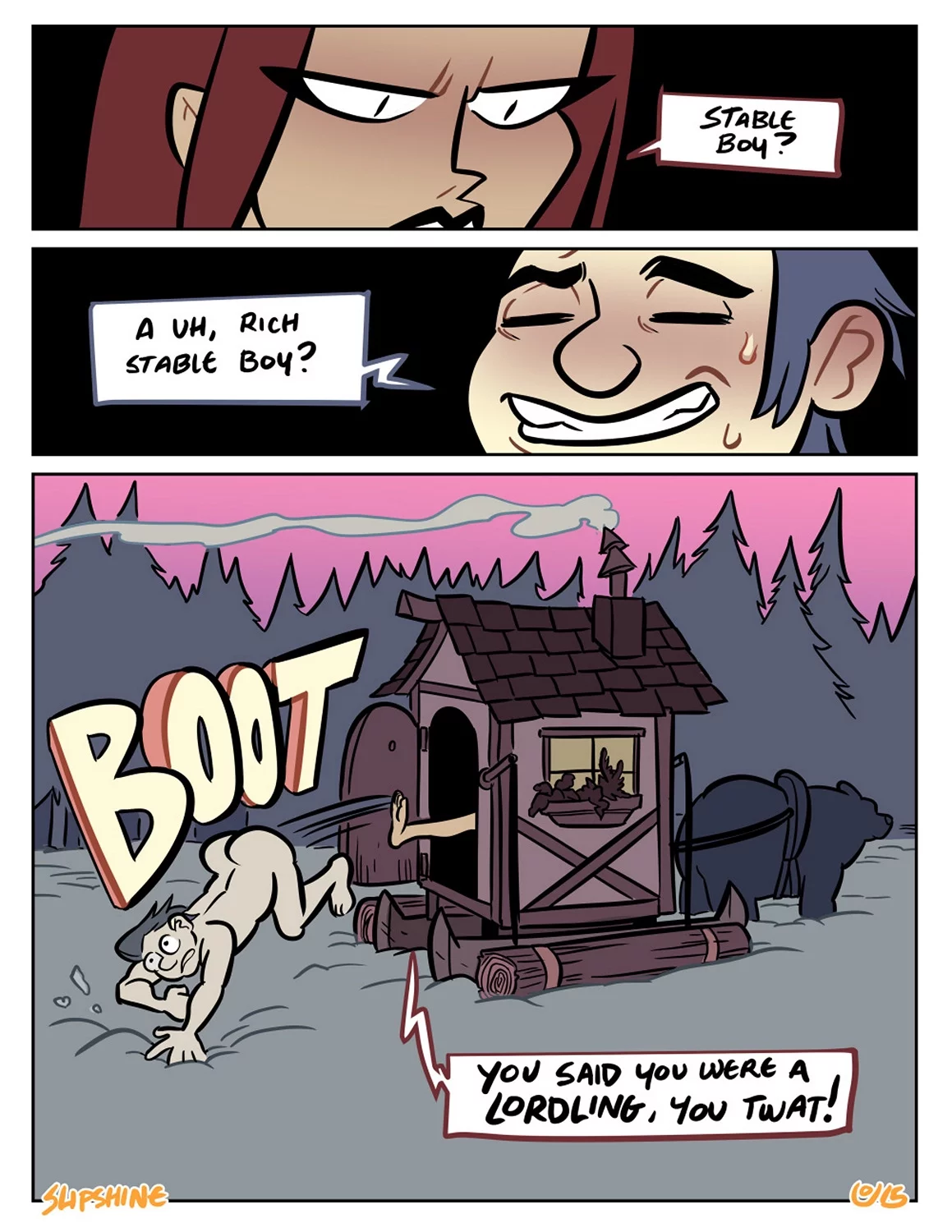 The Bare And The Maiden Fair porn comic picture 5